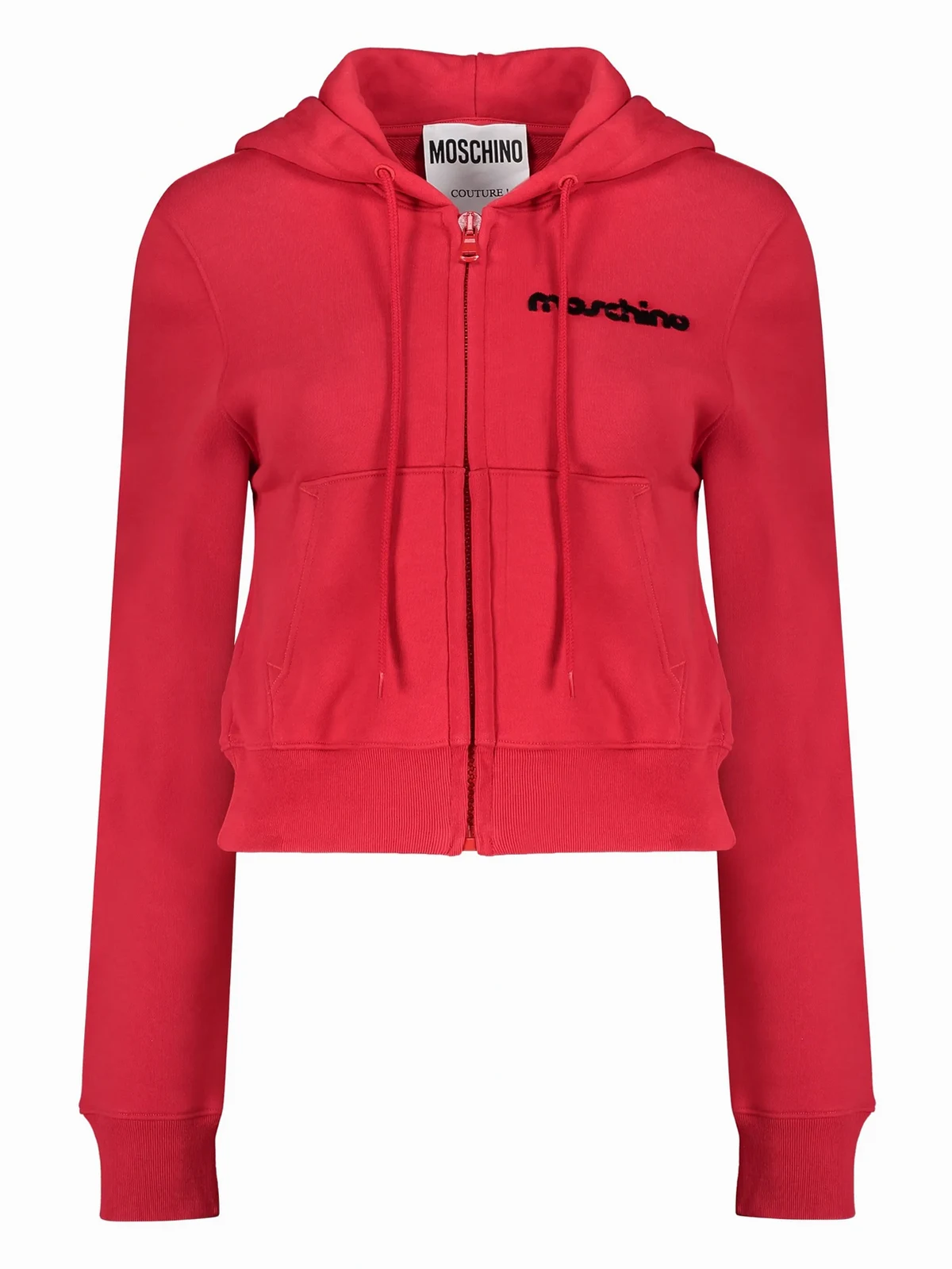 cotton zip-up hoodie