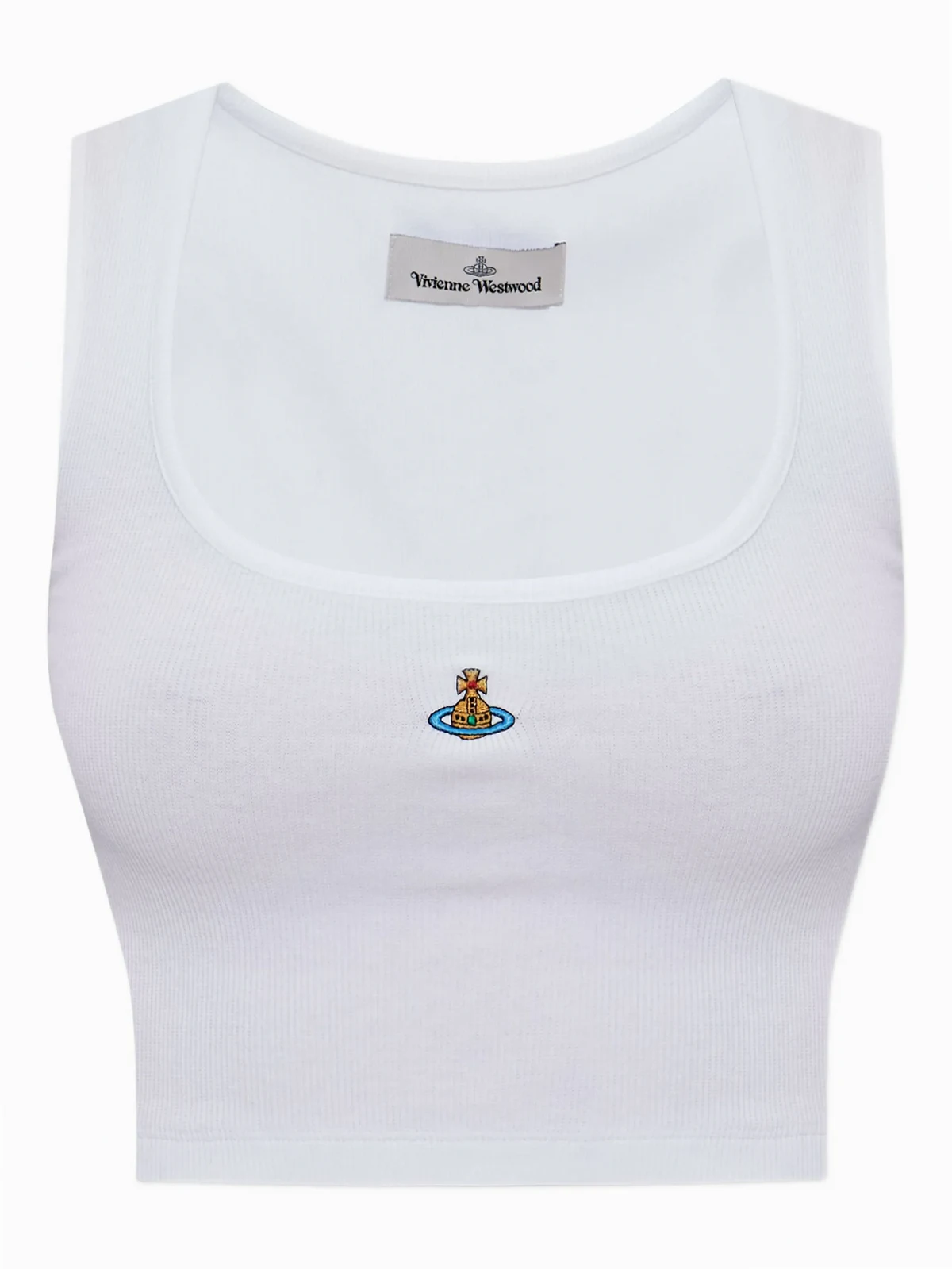 Geripptes Oberteil mit Orb-Verzierung