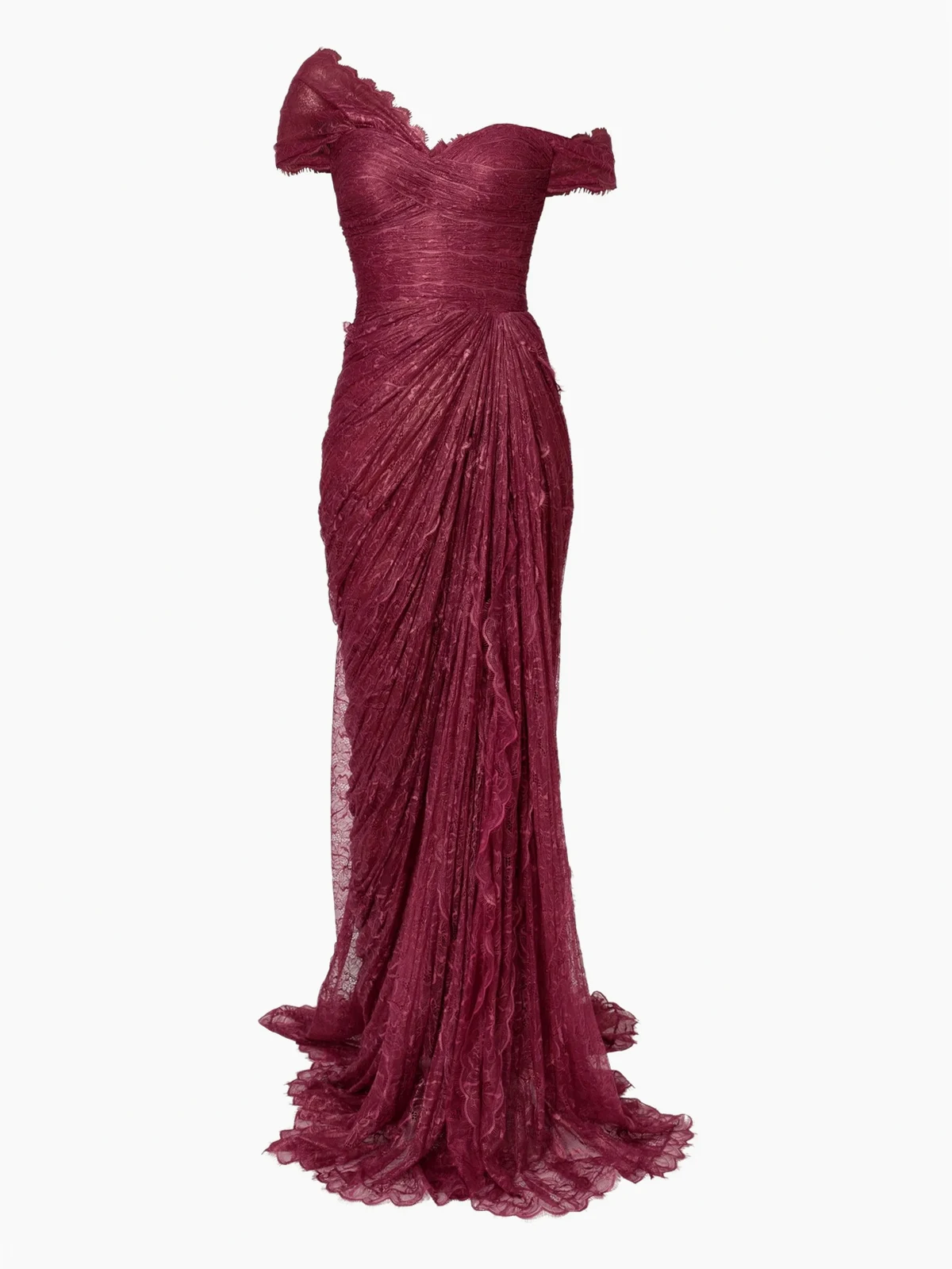 Drapiertes Eleria Spitzenrobe