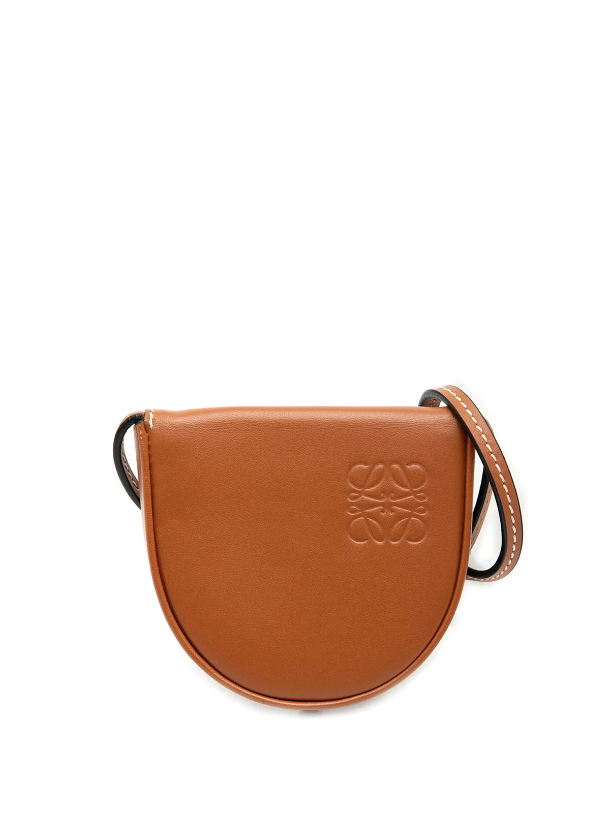 2019 mini Heel Pouch Umhängetasche aus weichem Kalbsleder