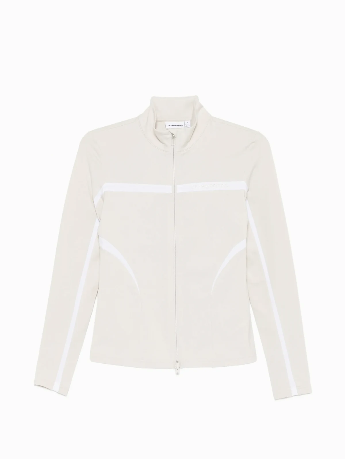 striped zip knitwear