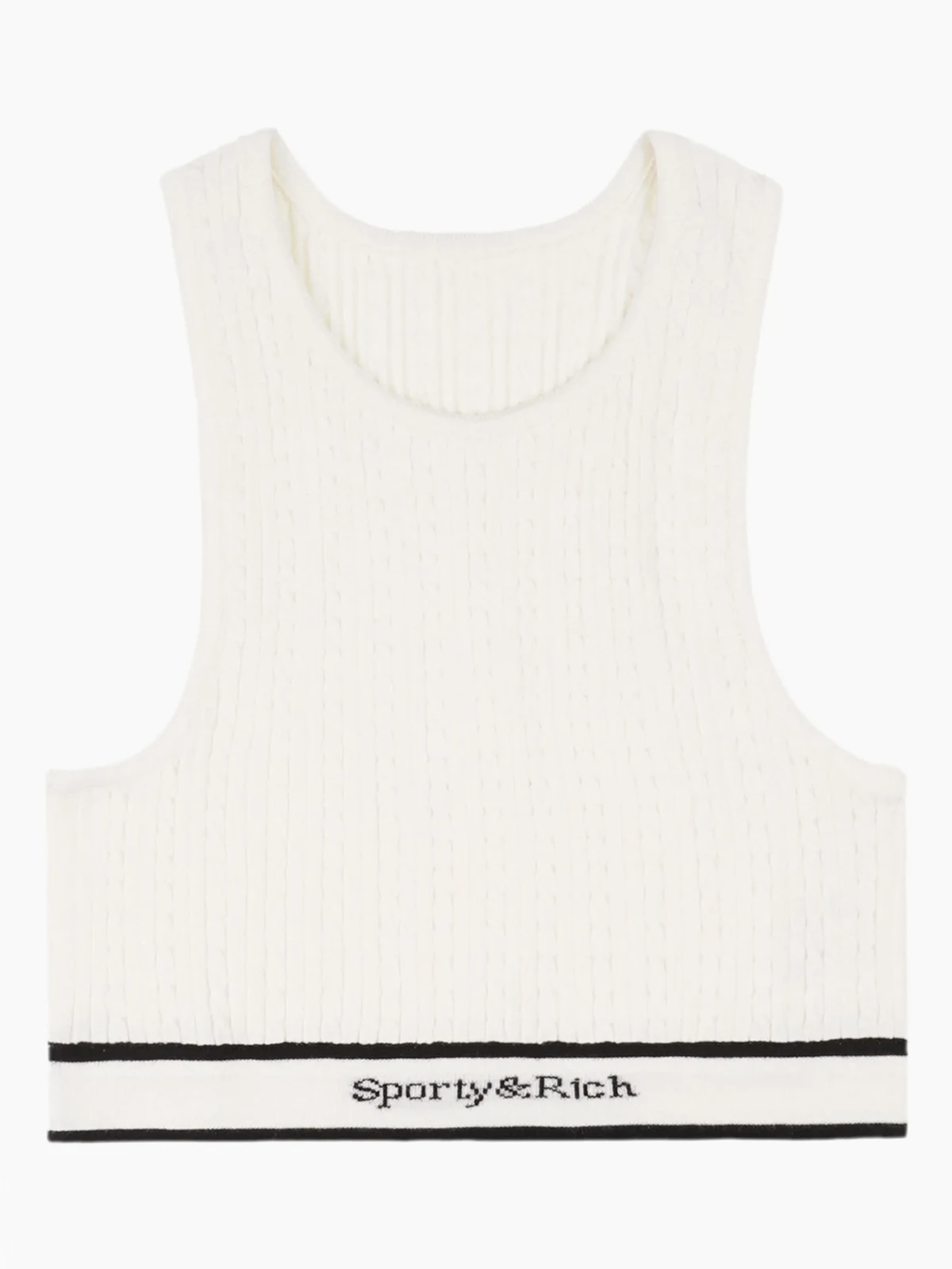 Sport-BH mit Zopfmuster