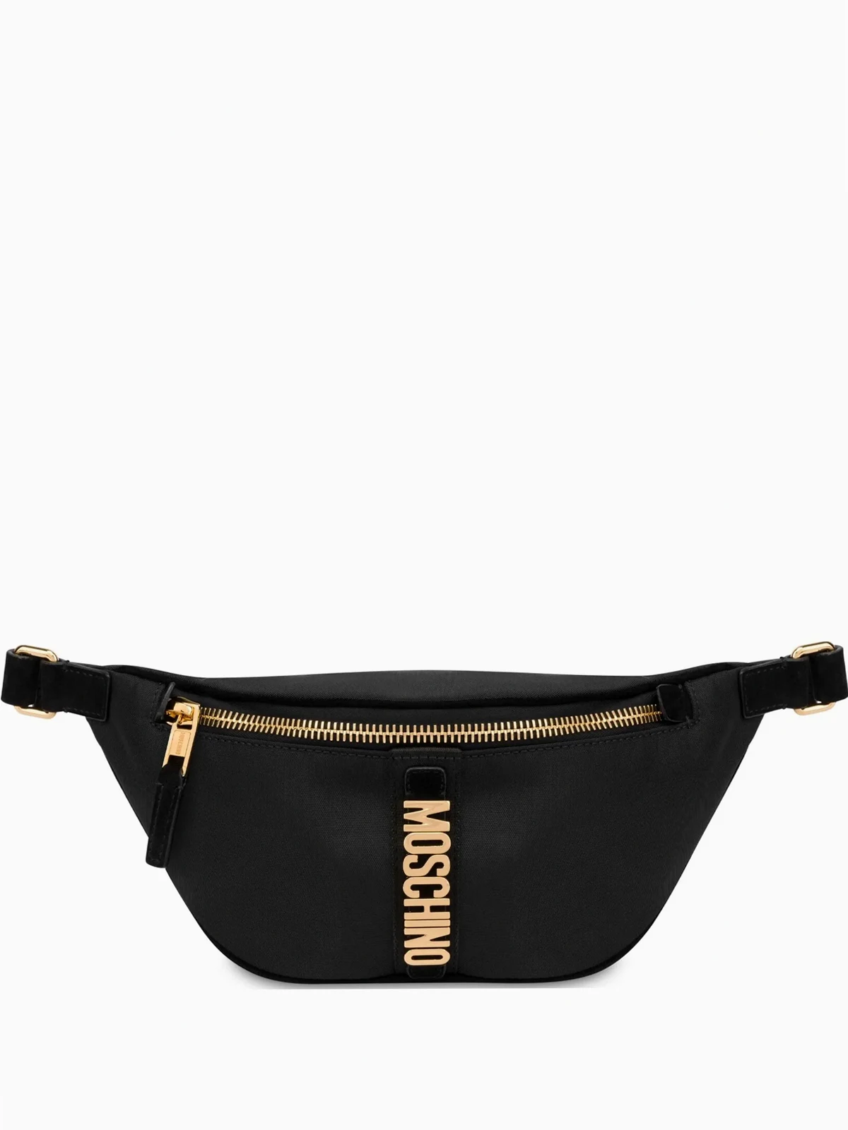 logo-plaque belt bag