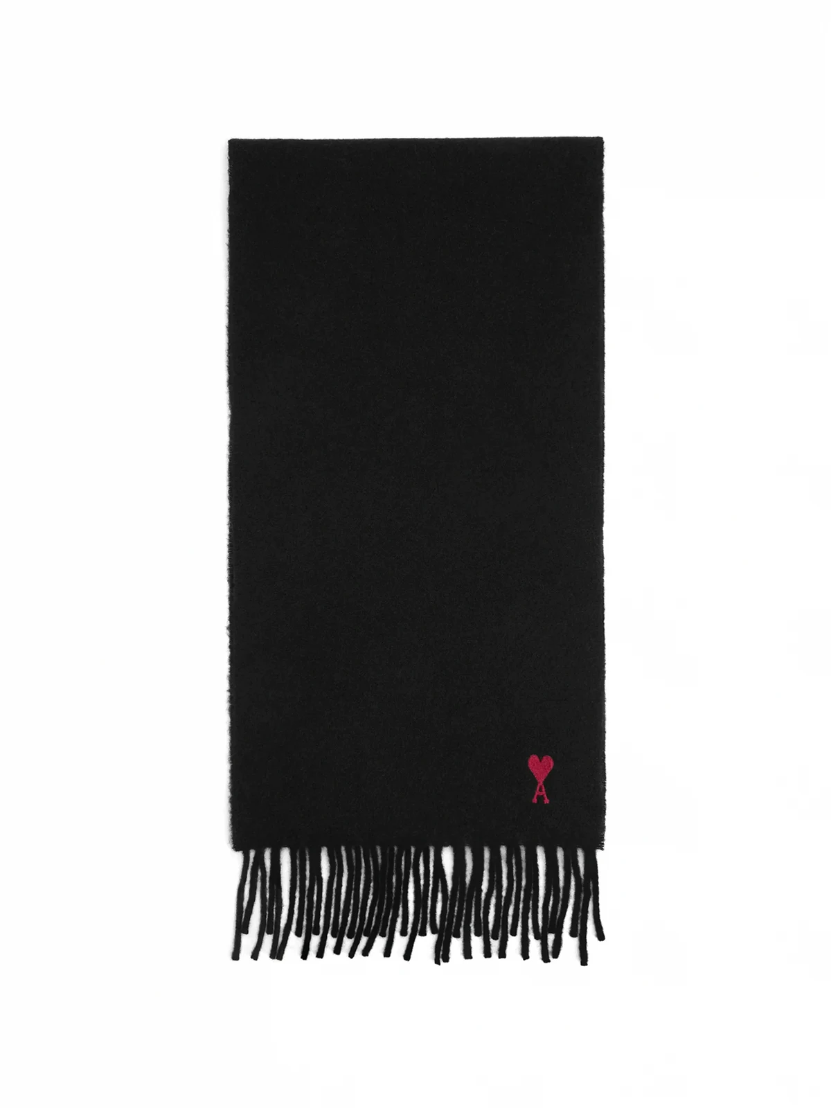 Ami De Coeur wool black scarf