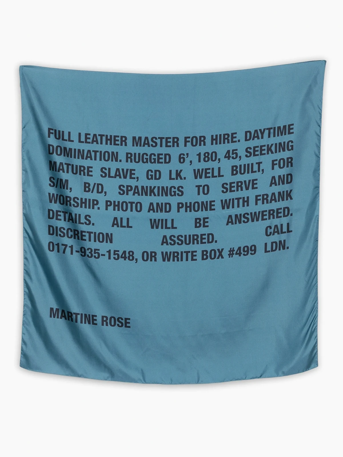 text-print silk scarf