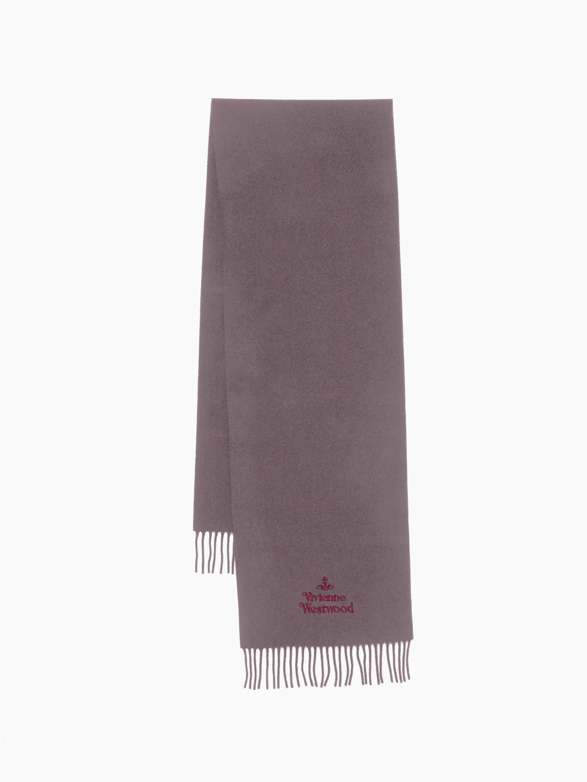 embroidered fringed scarf