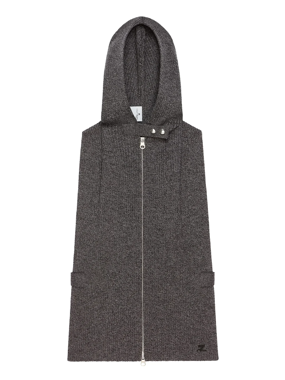 Kapuzenweste mit Reißverschluss