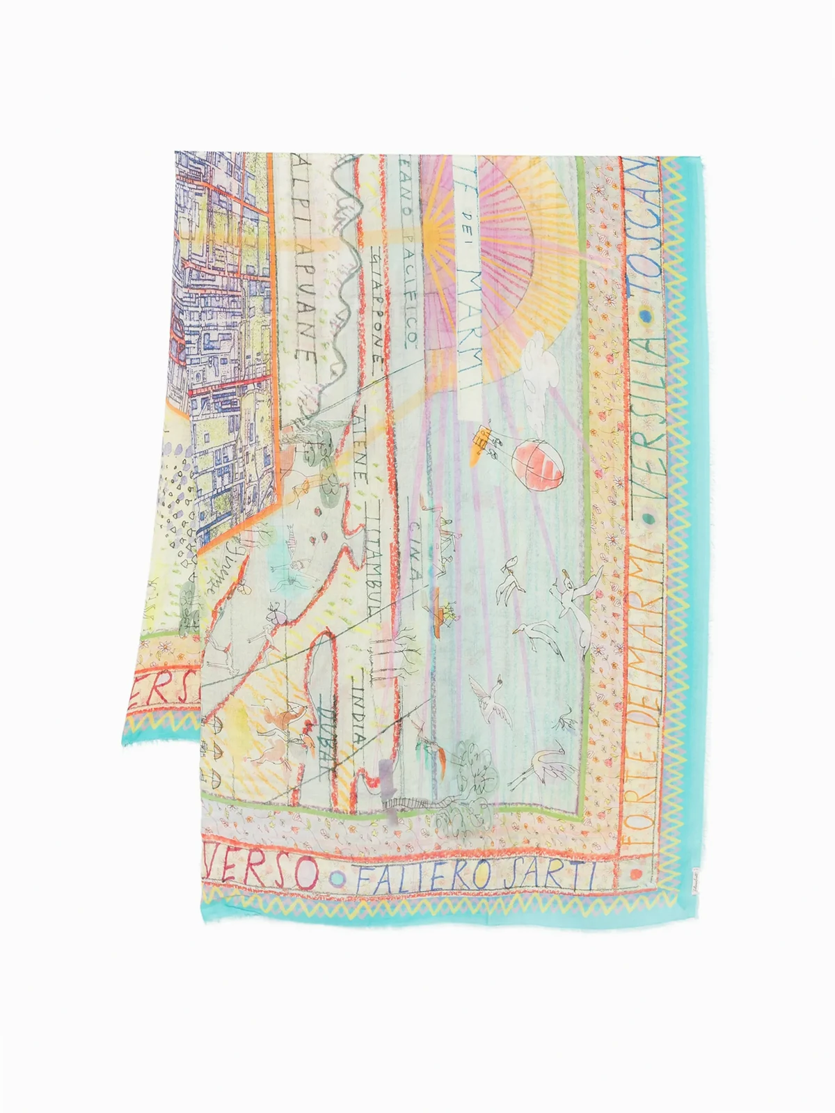 New Forte Dei Marmi Schal mit Fransen