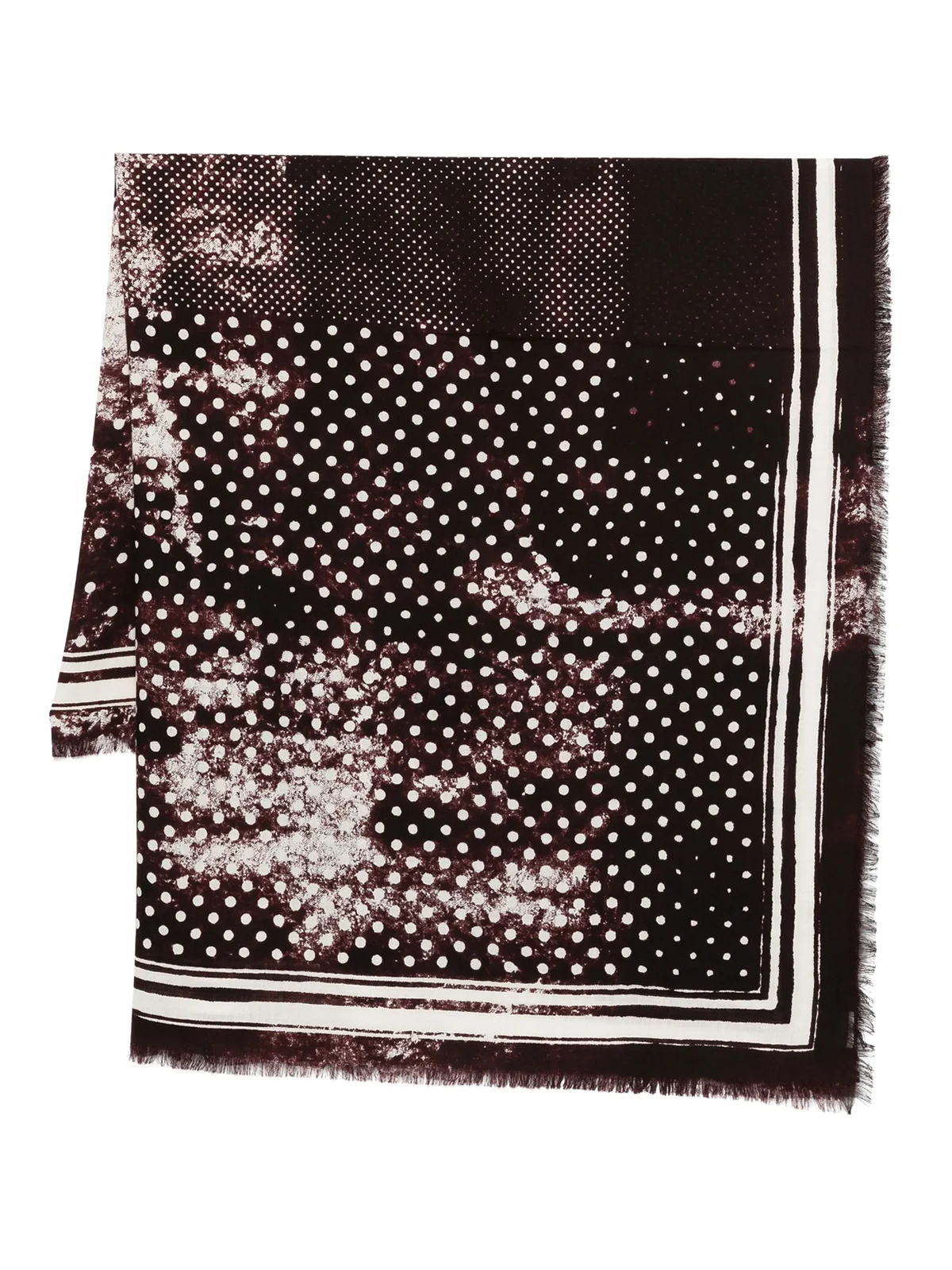 Schal mit Polka Dots