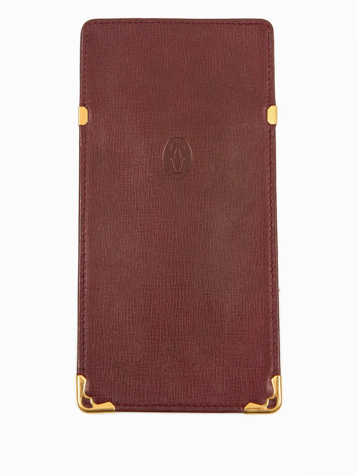 1990s Brillenetui mit geprägten Ecken