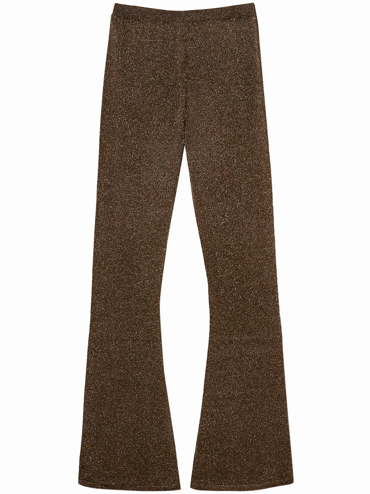 Ausgestellte Hose mit Lurex