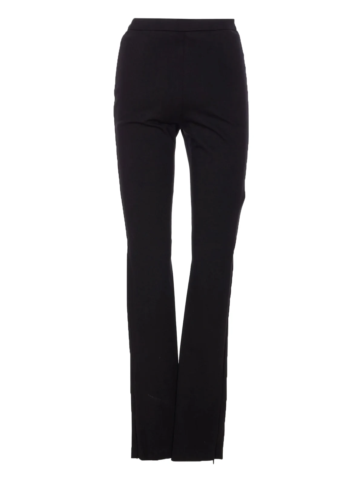 zip-detail trousers