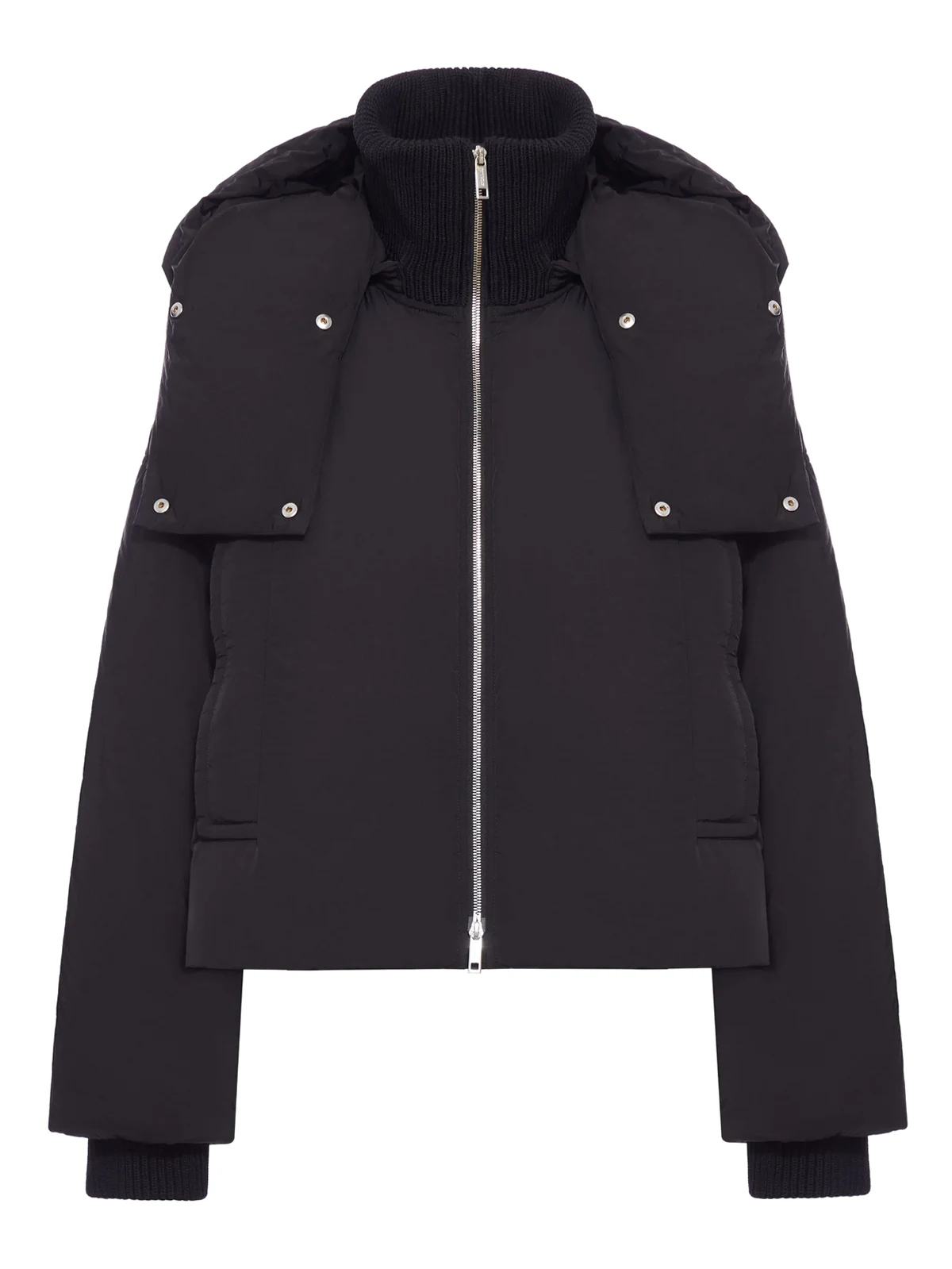 puffer hooded zip-ip jacket