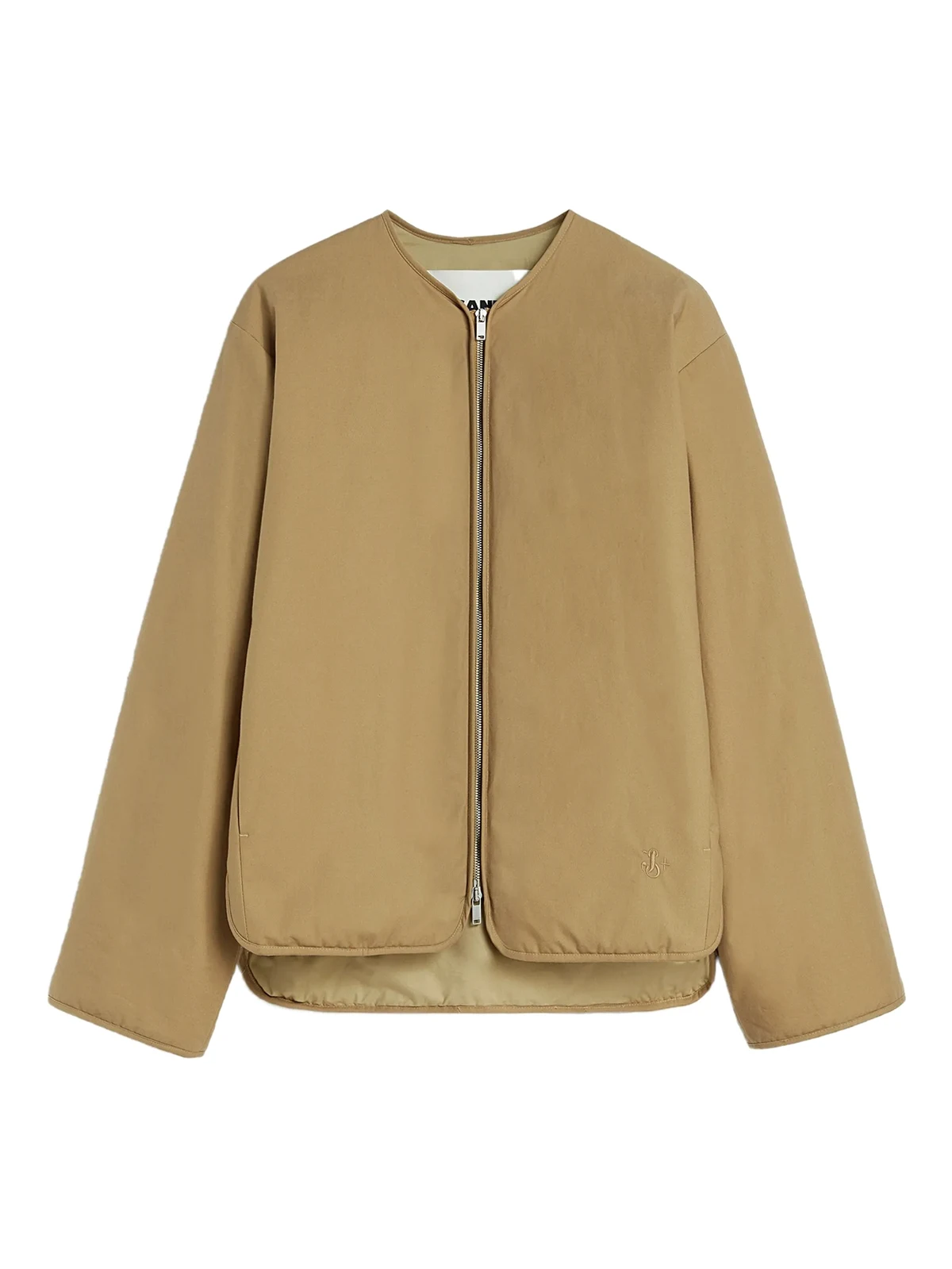 logo-embroidered jacket