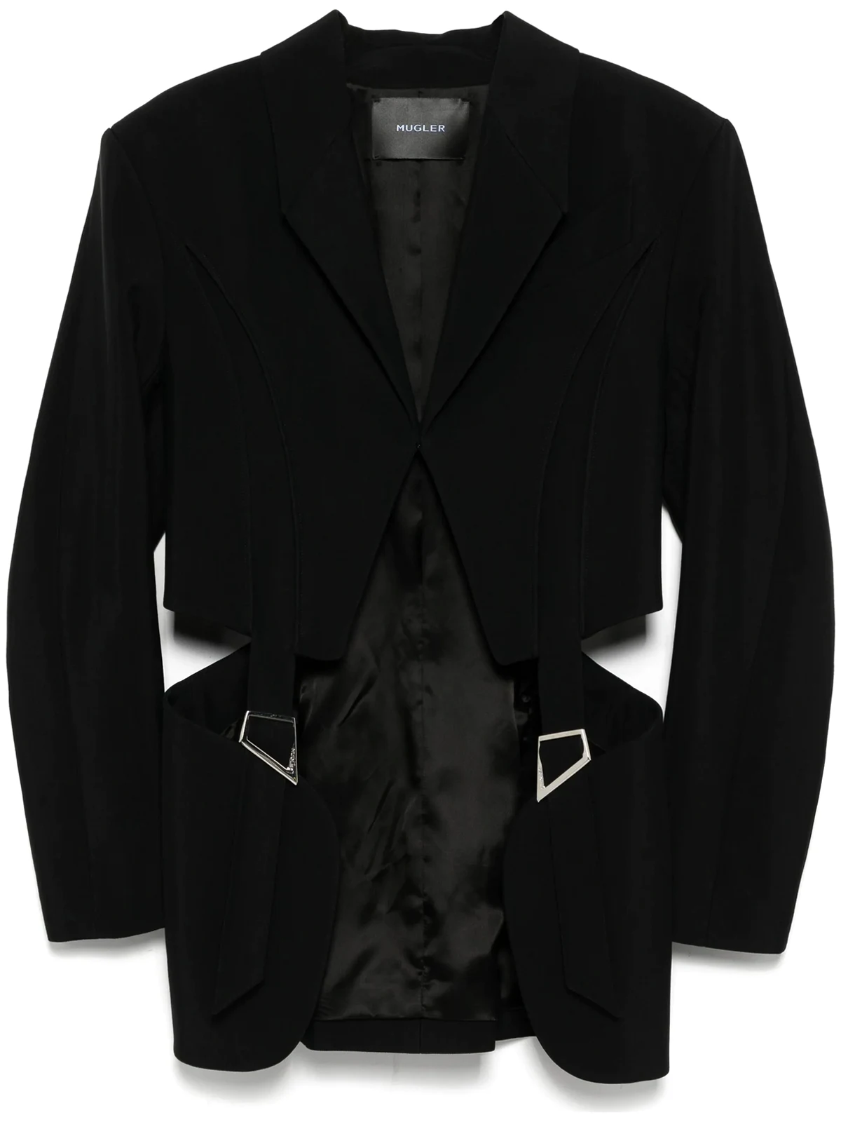 buckled tailored blazer