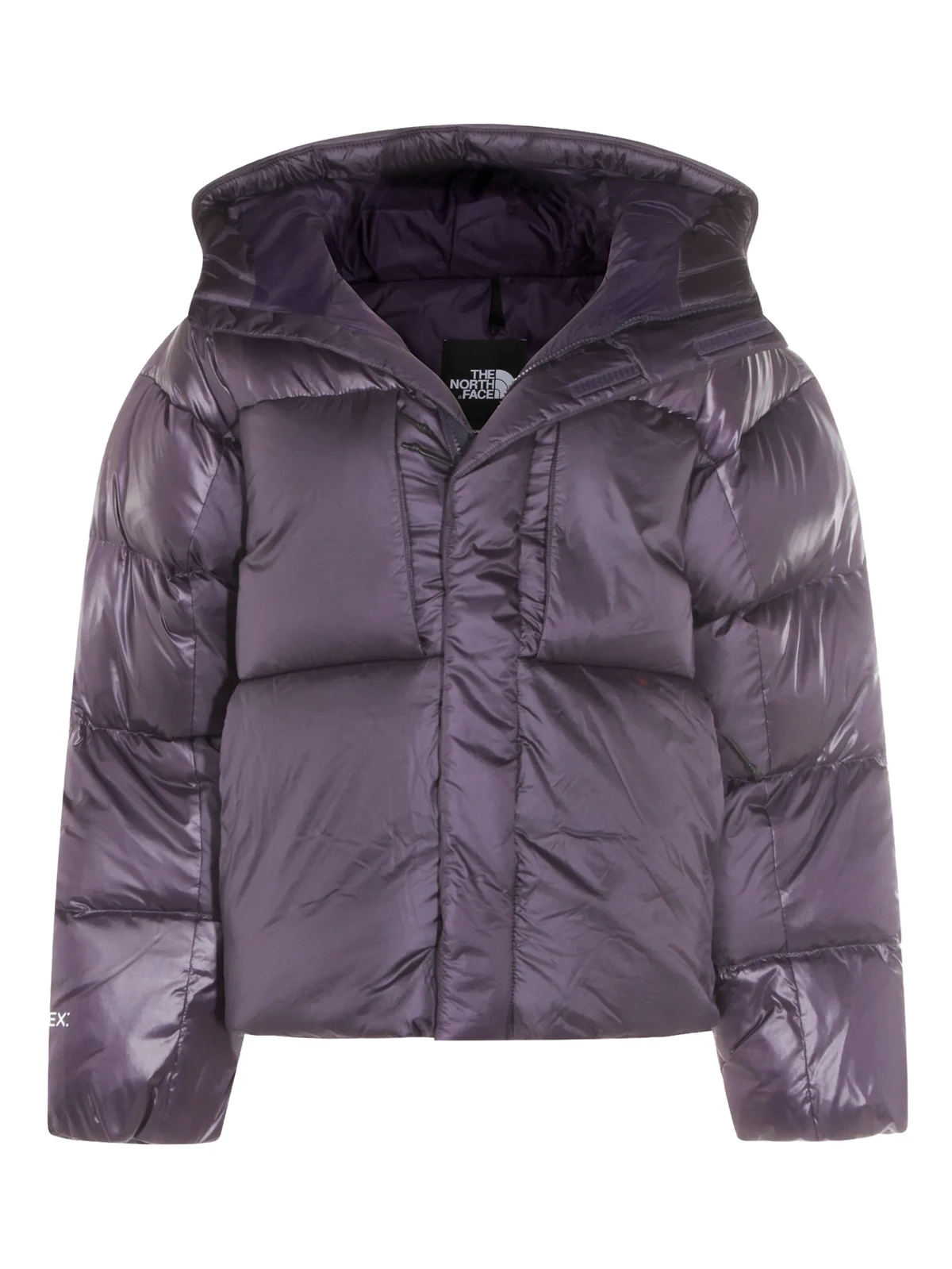 logo-print padded jacket