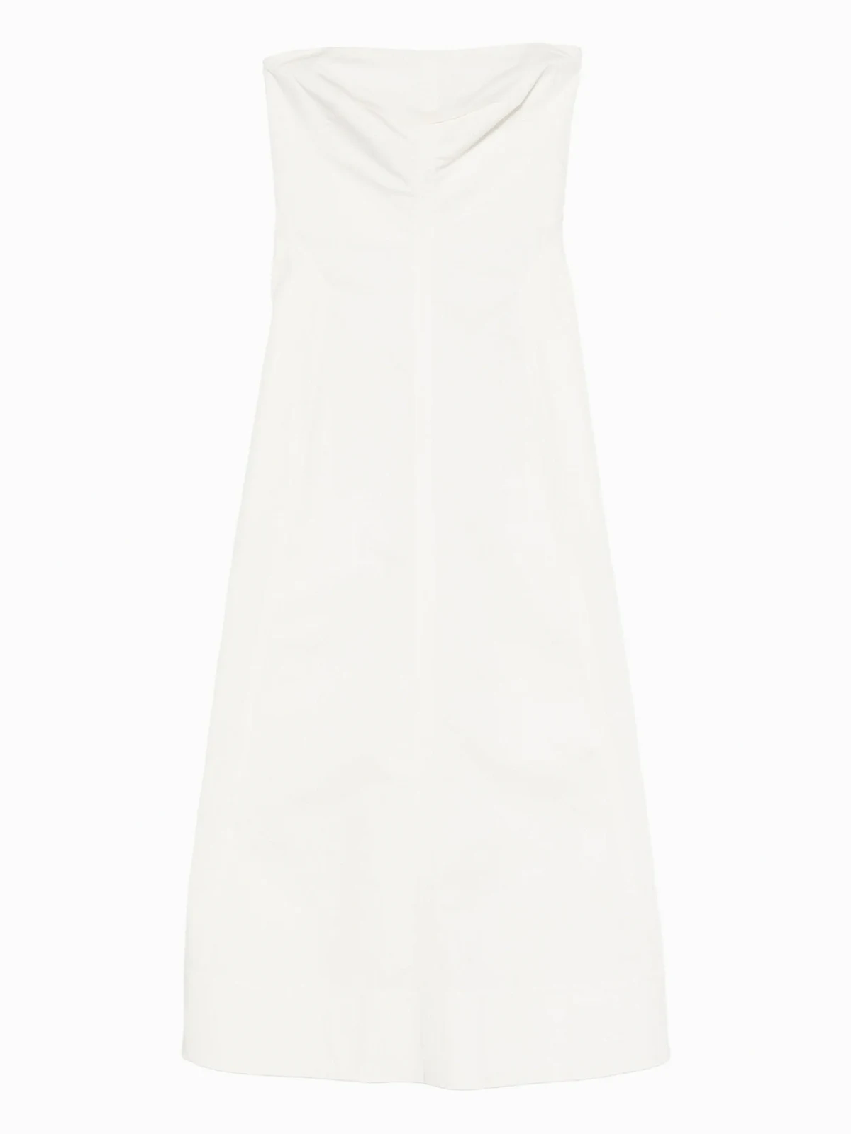 Schulterfreies Midikleid