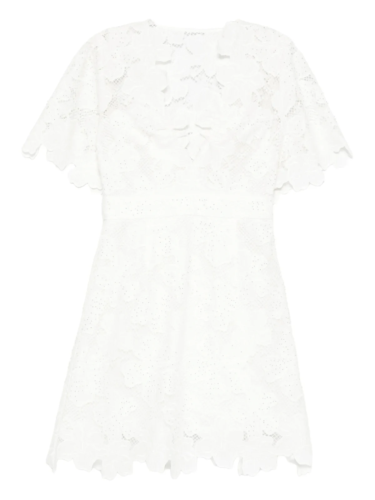 floral lace mini dress