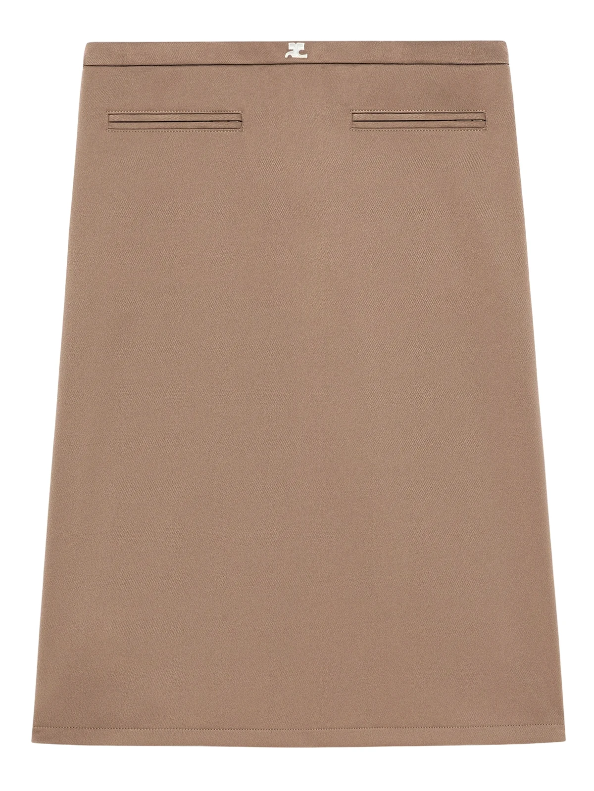 straight-cut pencil skirt
