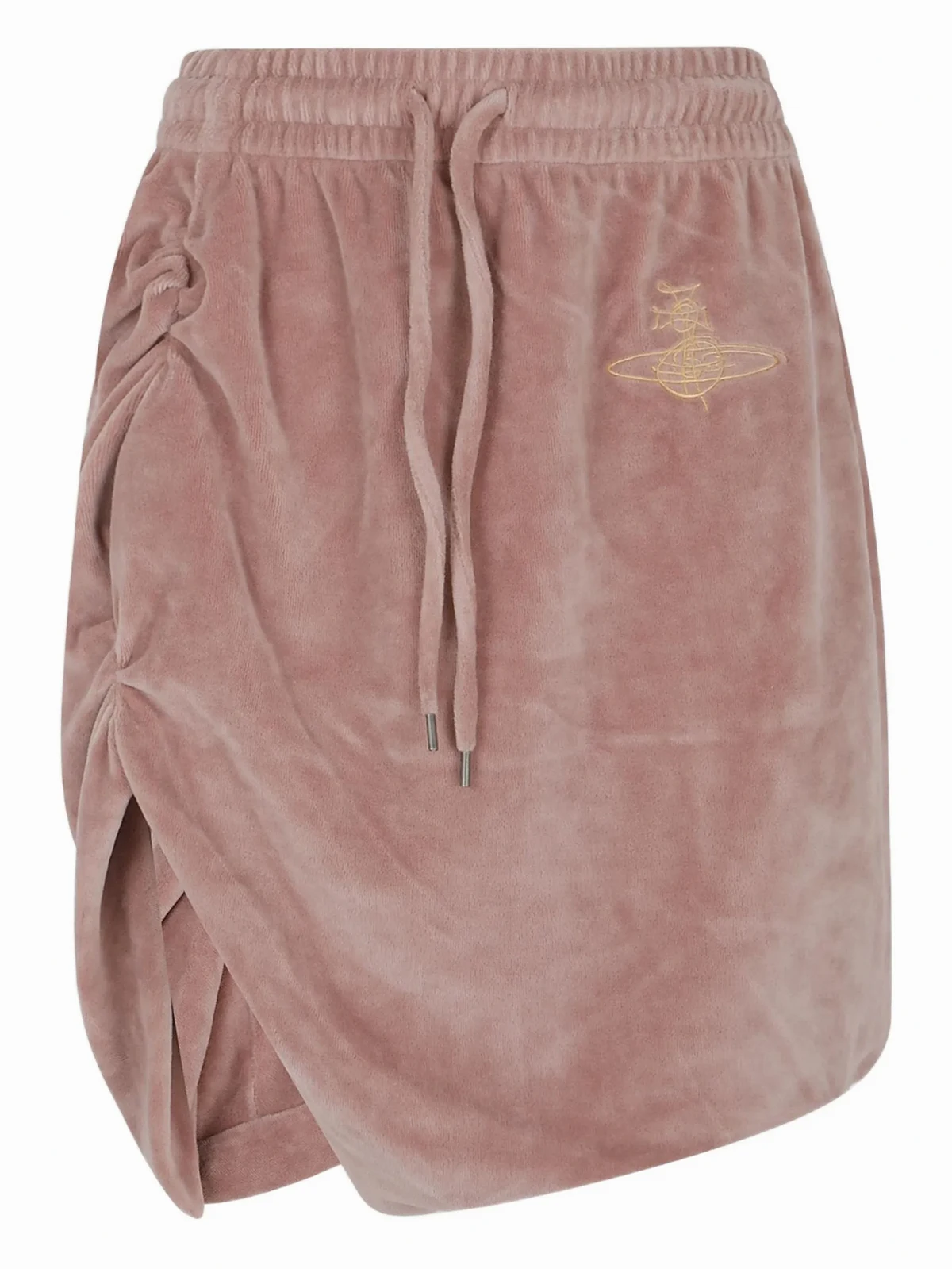 drawstring mini skirt