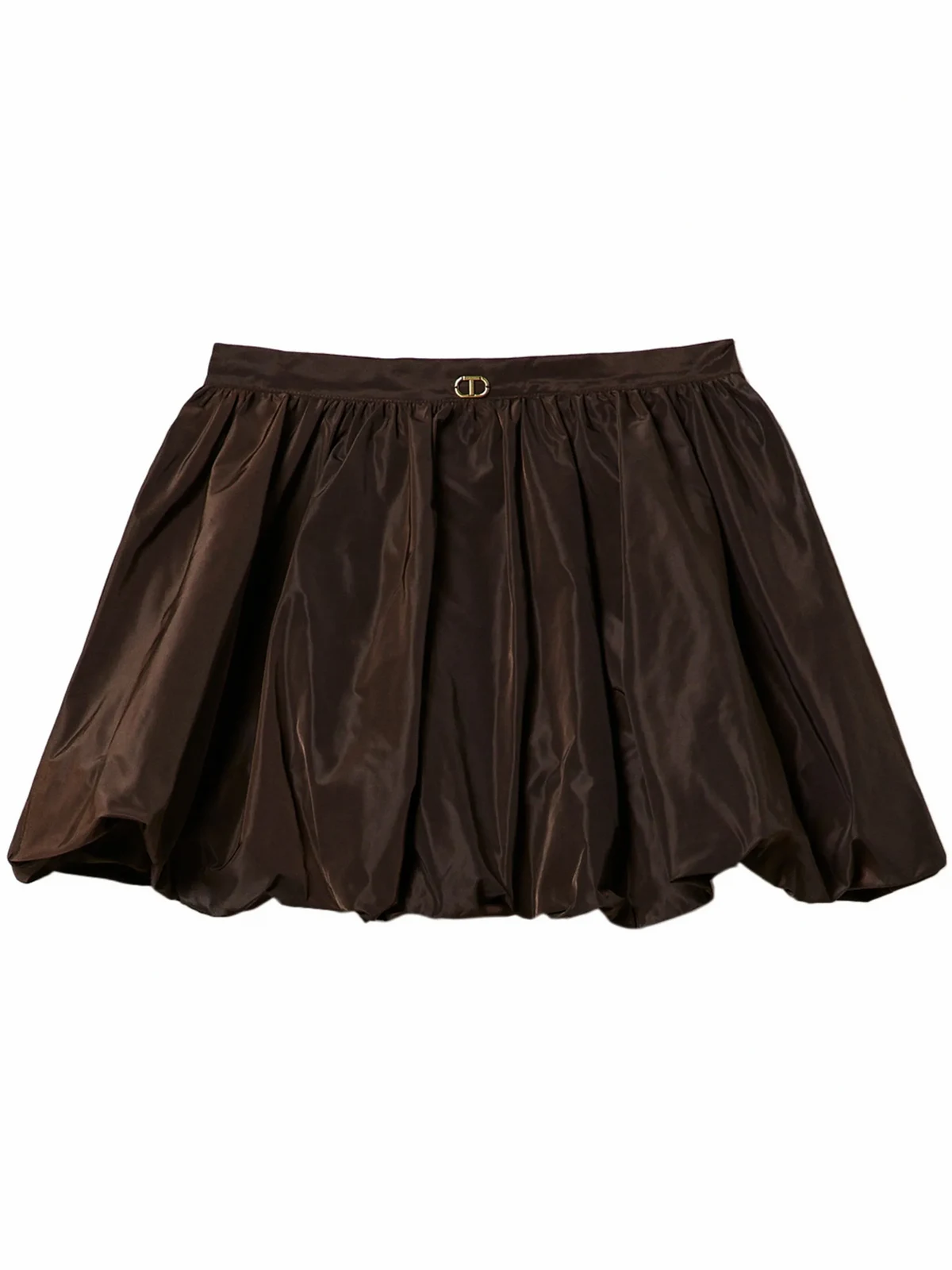 taffeta puffball mini skirt