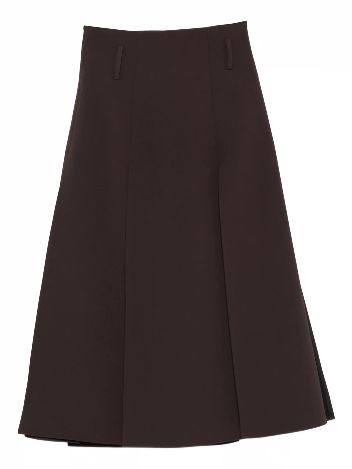 dark brown midi  skirt
