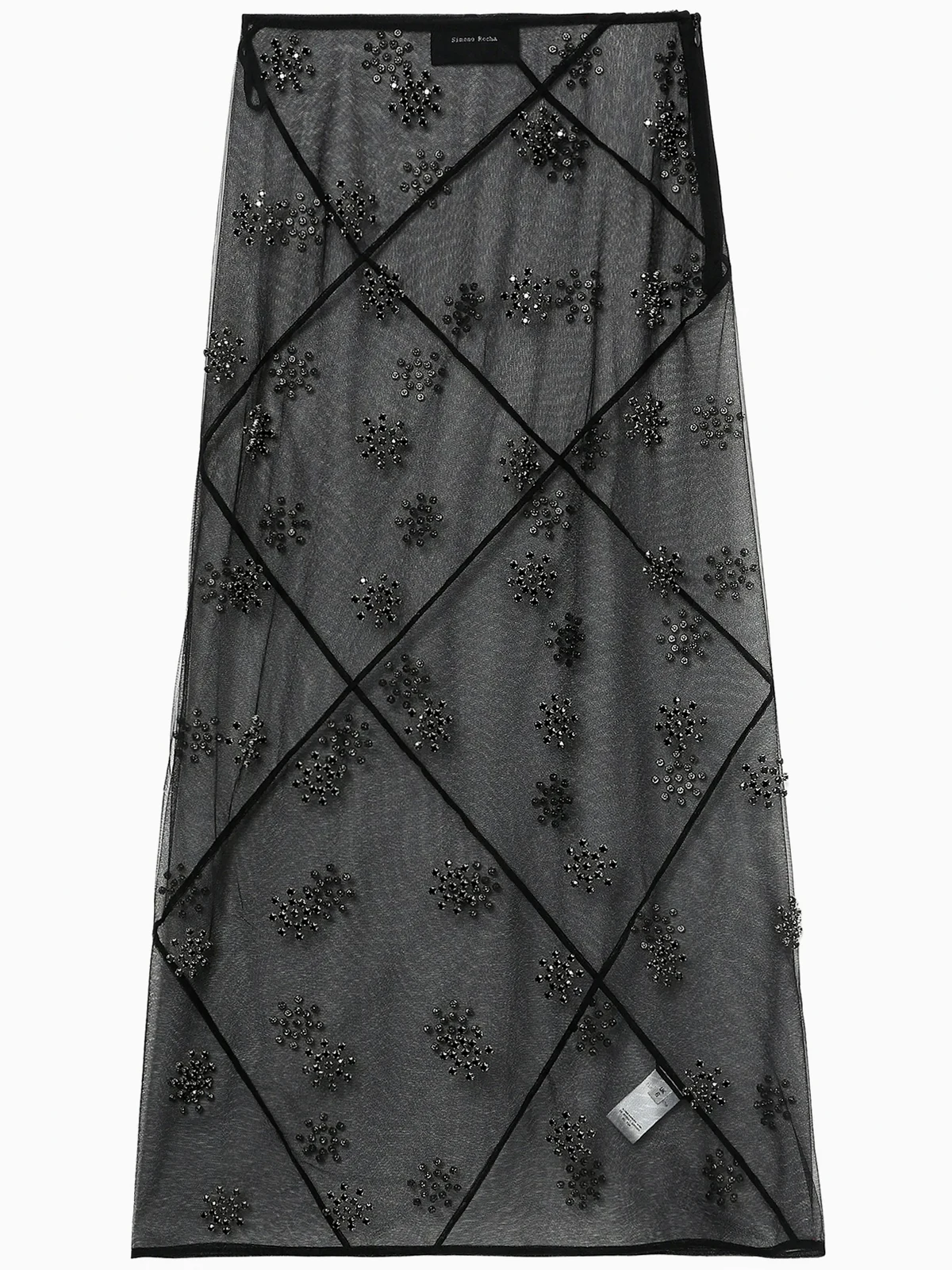 crystal-embellished skirt