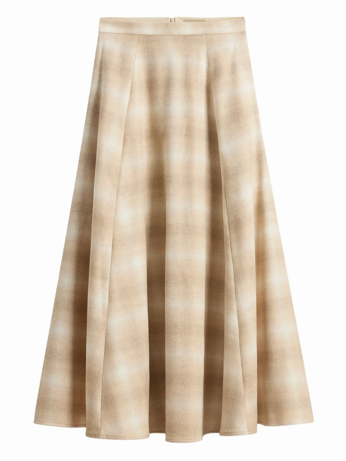 pleated ombre skirt