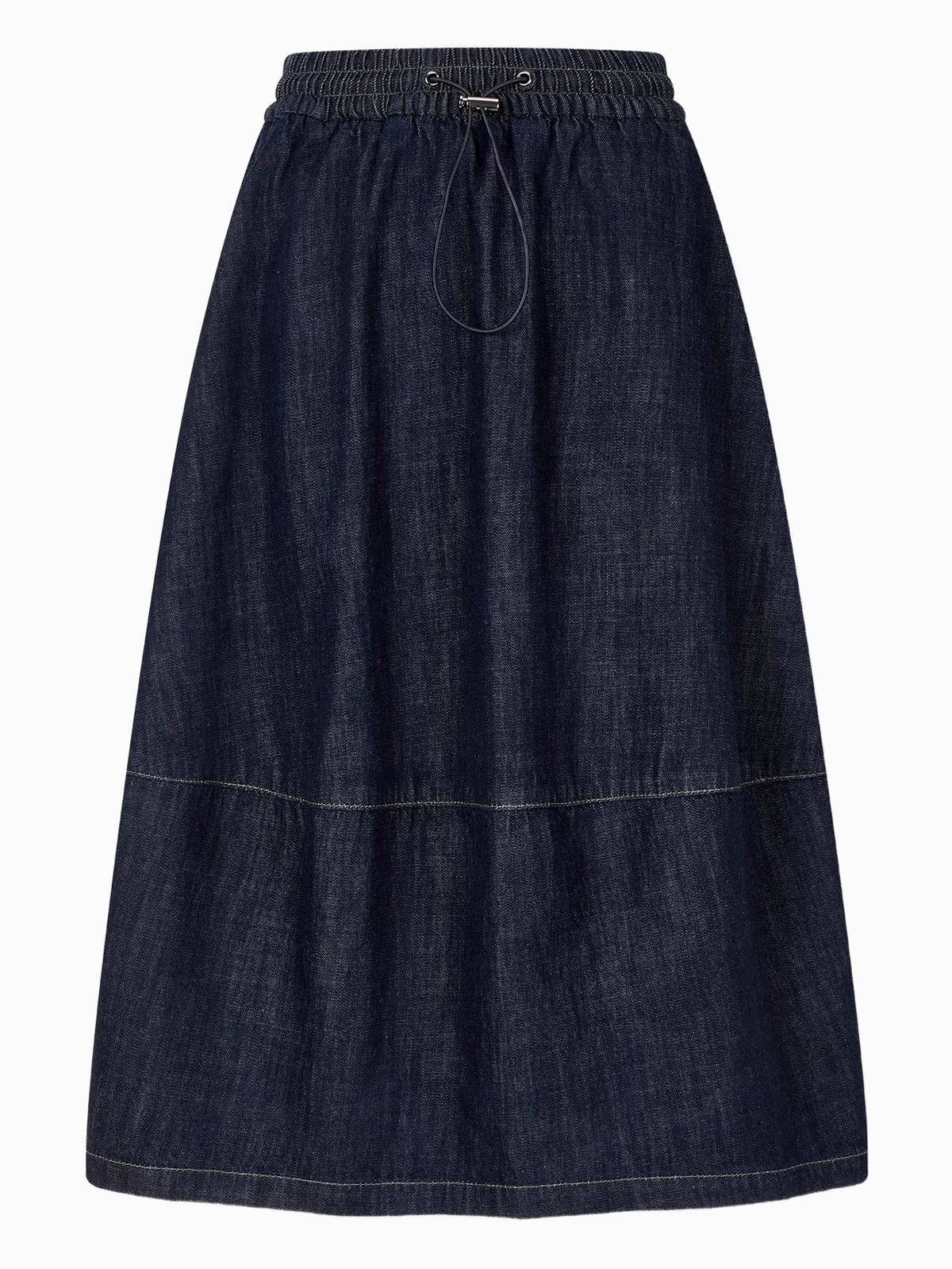 elasticated-waistband skirt