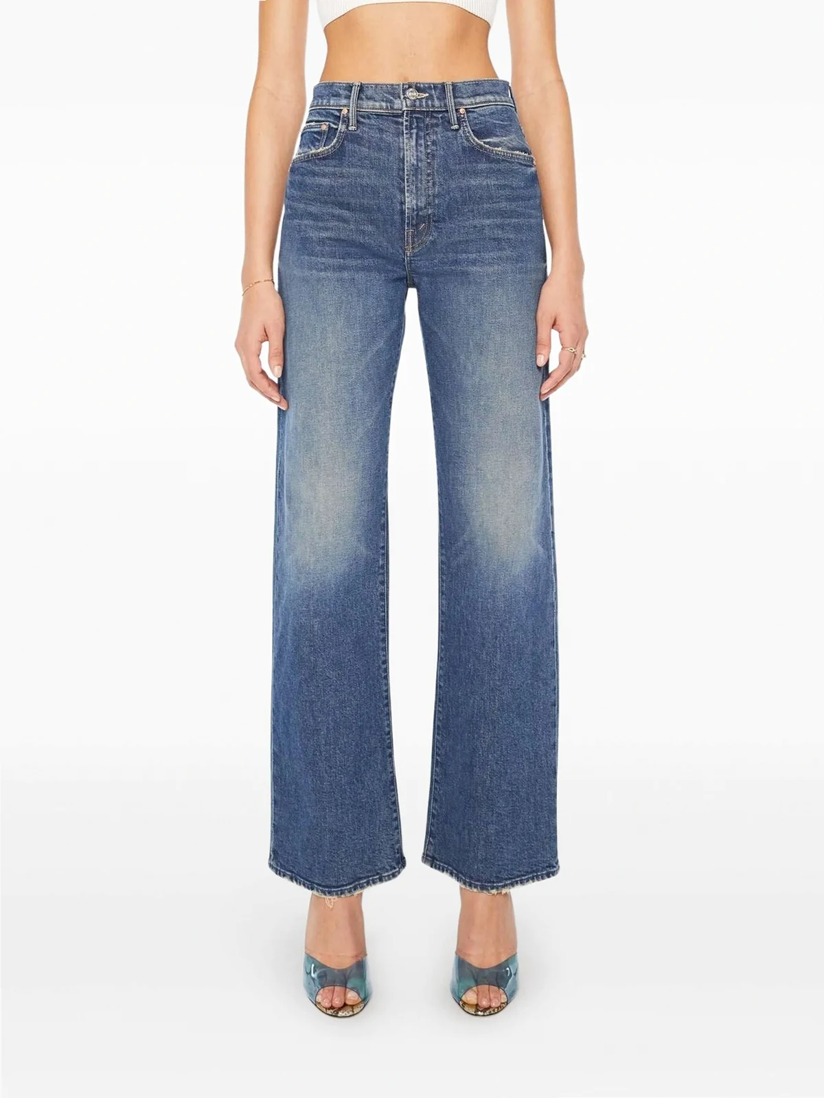 The Lasso Sneak distressed jeans