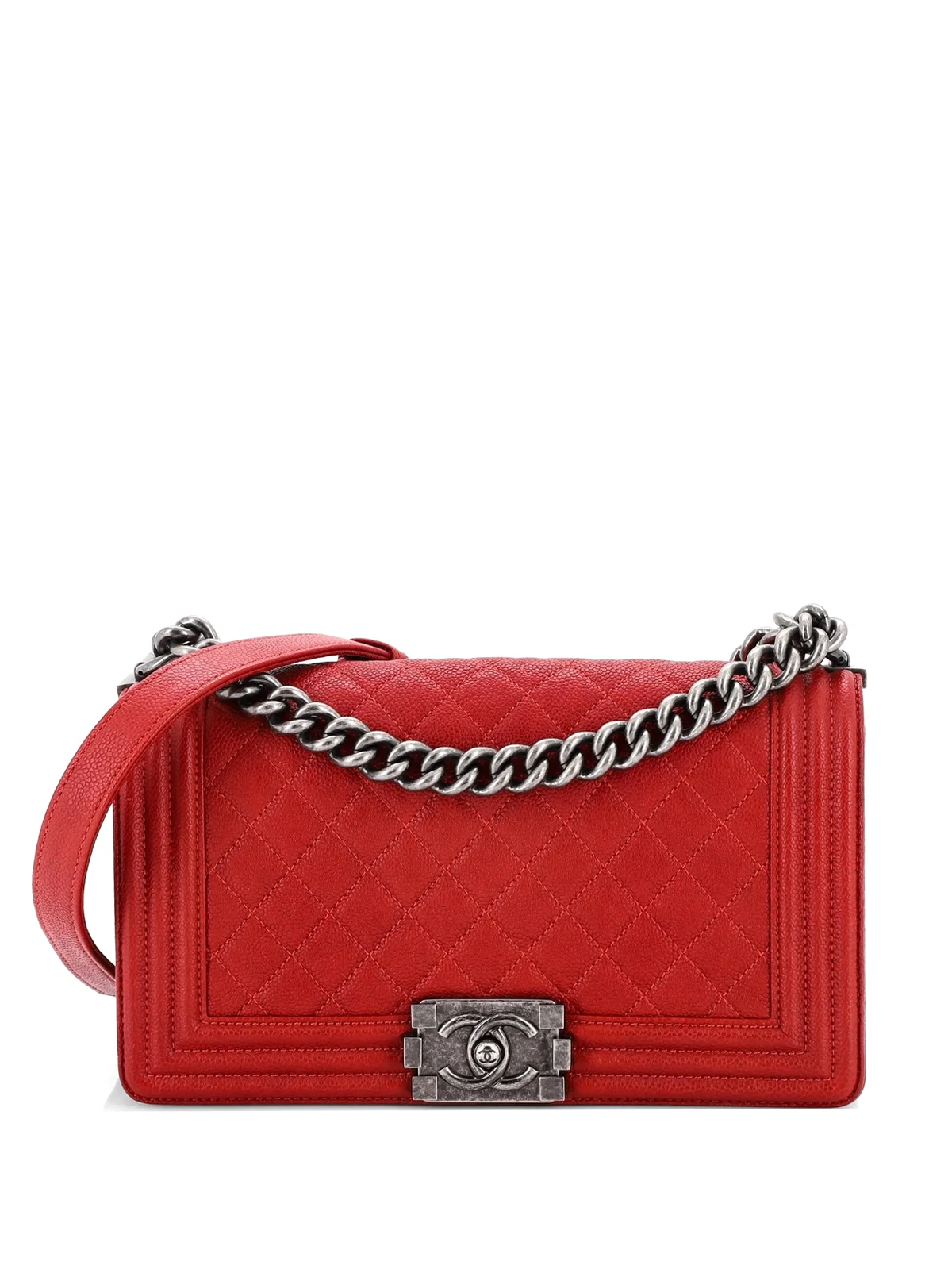 Boy Flap Bag Quilted Caviar Old Medium crossbody bag