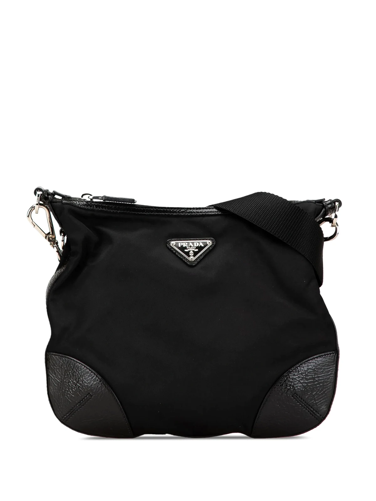 2013-2023 Vitello Trimmed Tessuto Zip Top crossbody bag