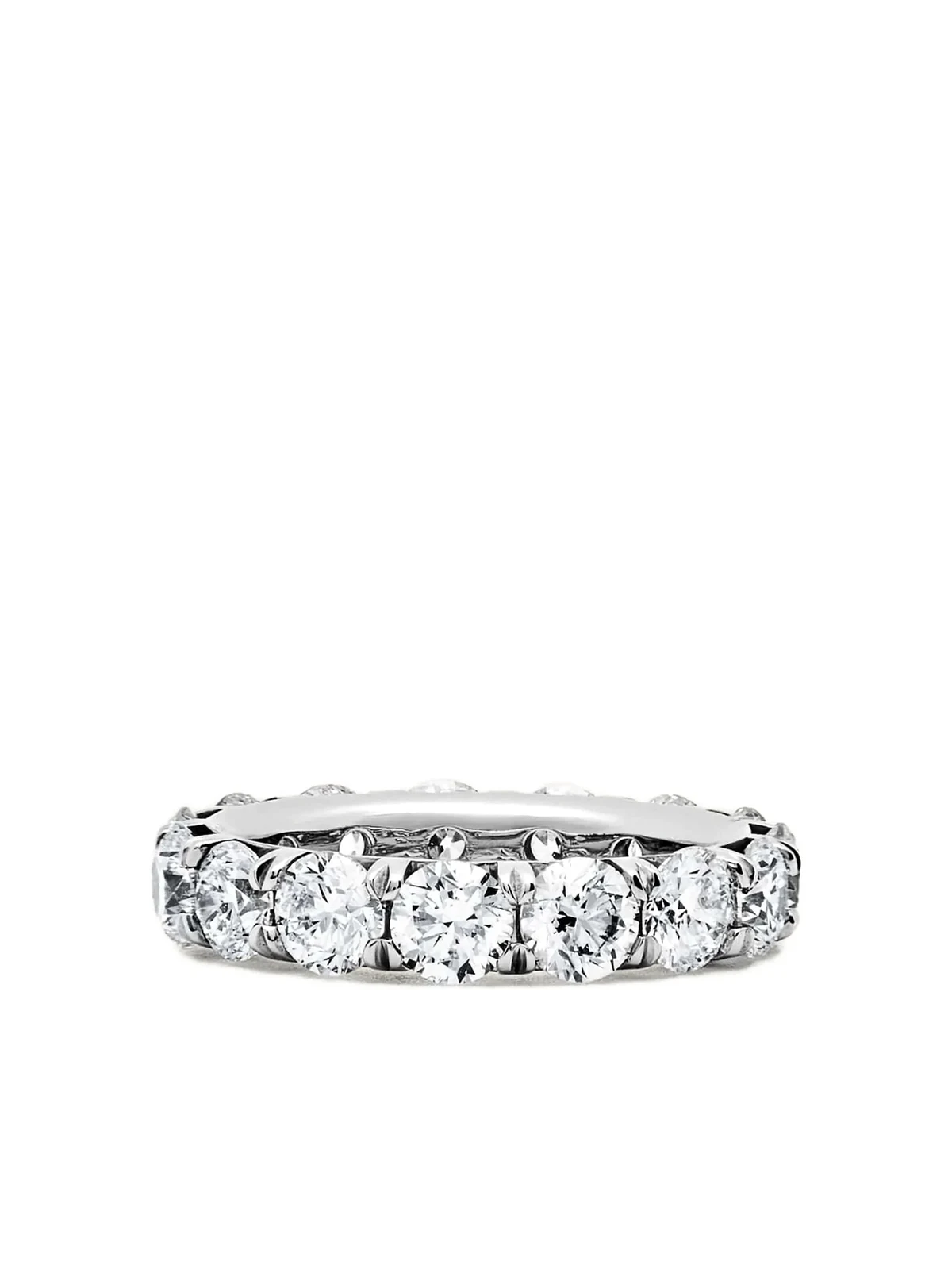 Platinring mit Diamanten