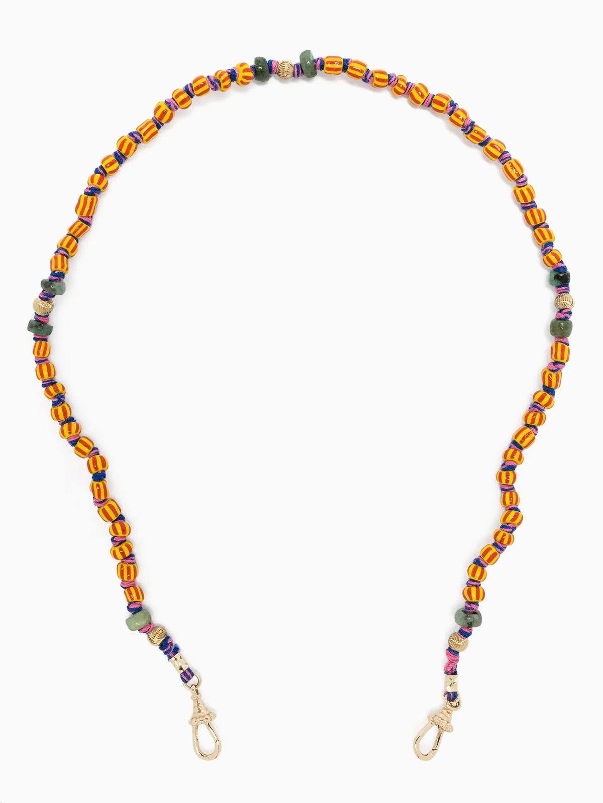 9kt Mauli Ghana Gelbgoldhalskette