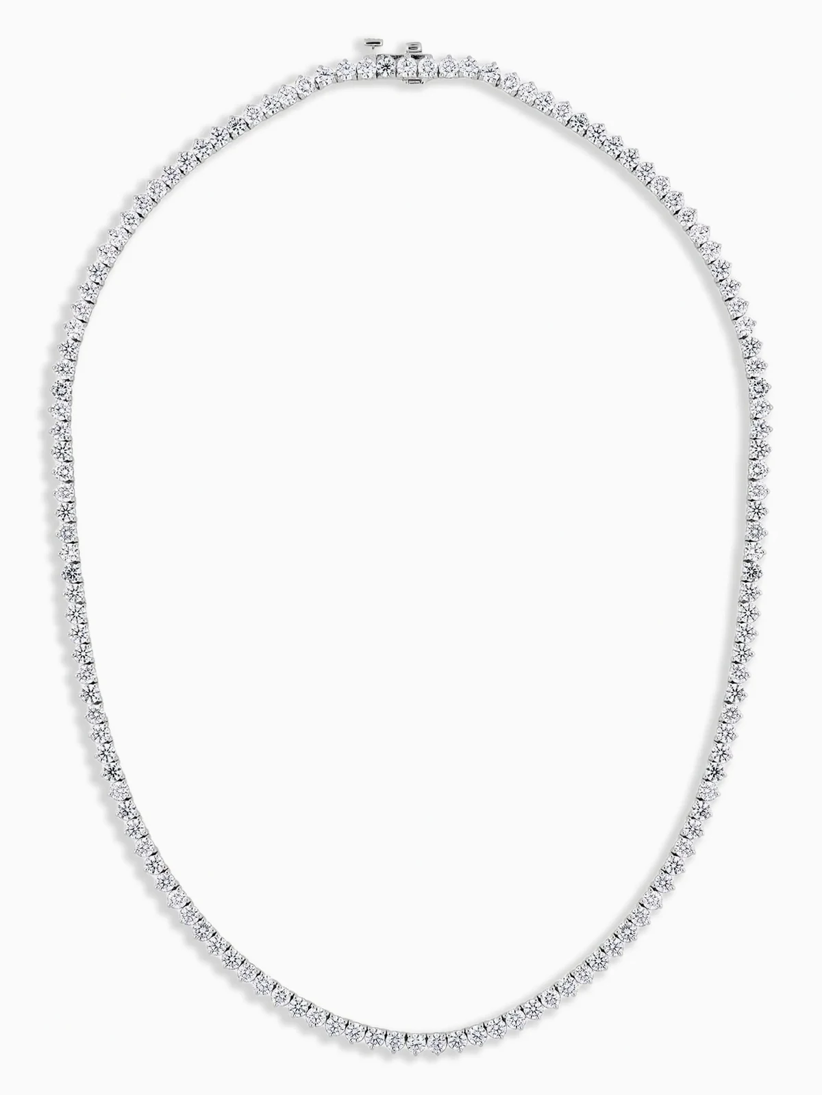 18kt Noa Weißgoldhalskette mit Diamant