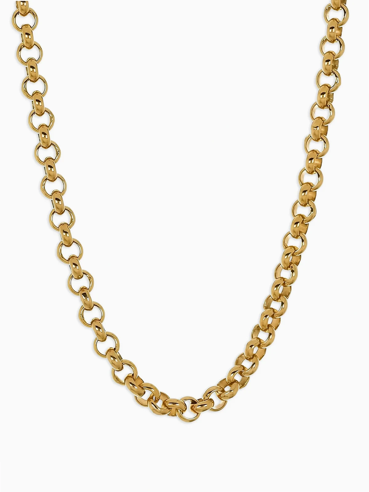 18K yellow gold necklace