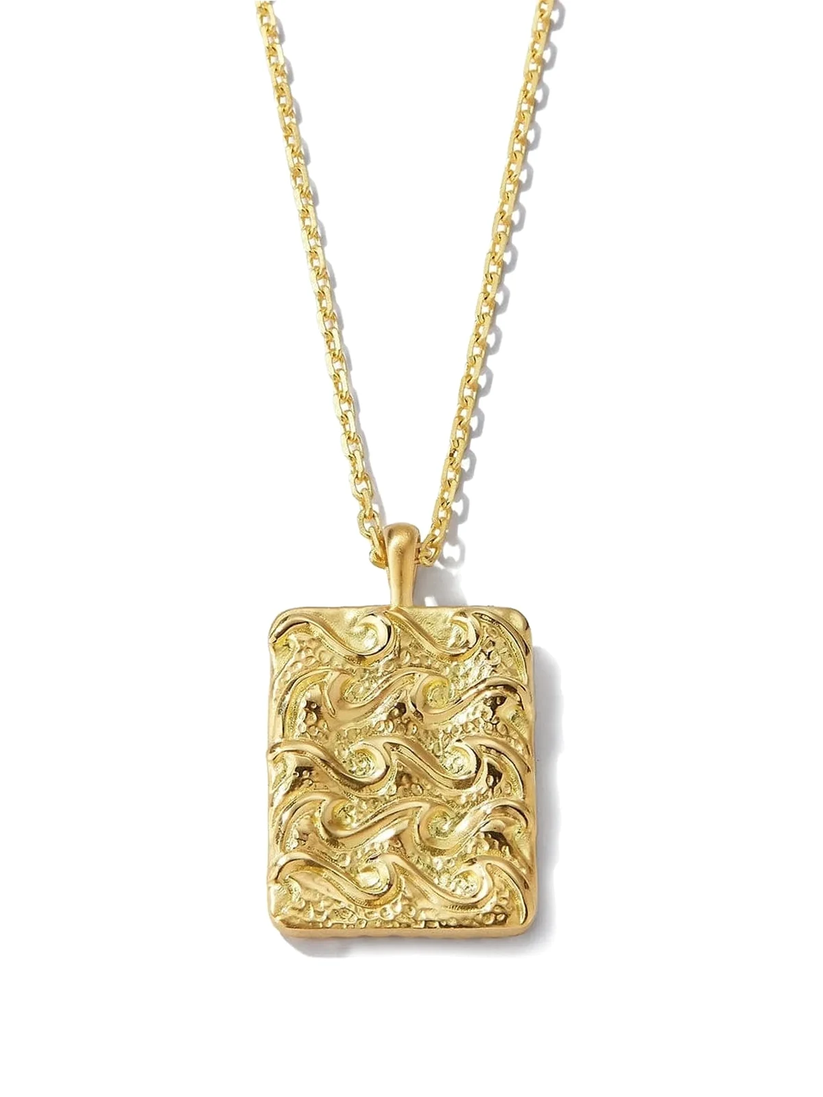 18K yellow gold Aquarius necklace