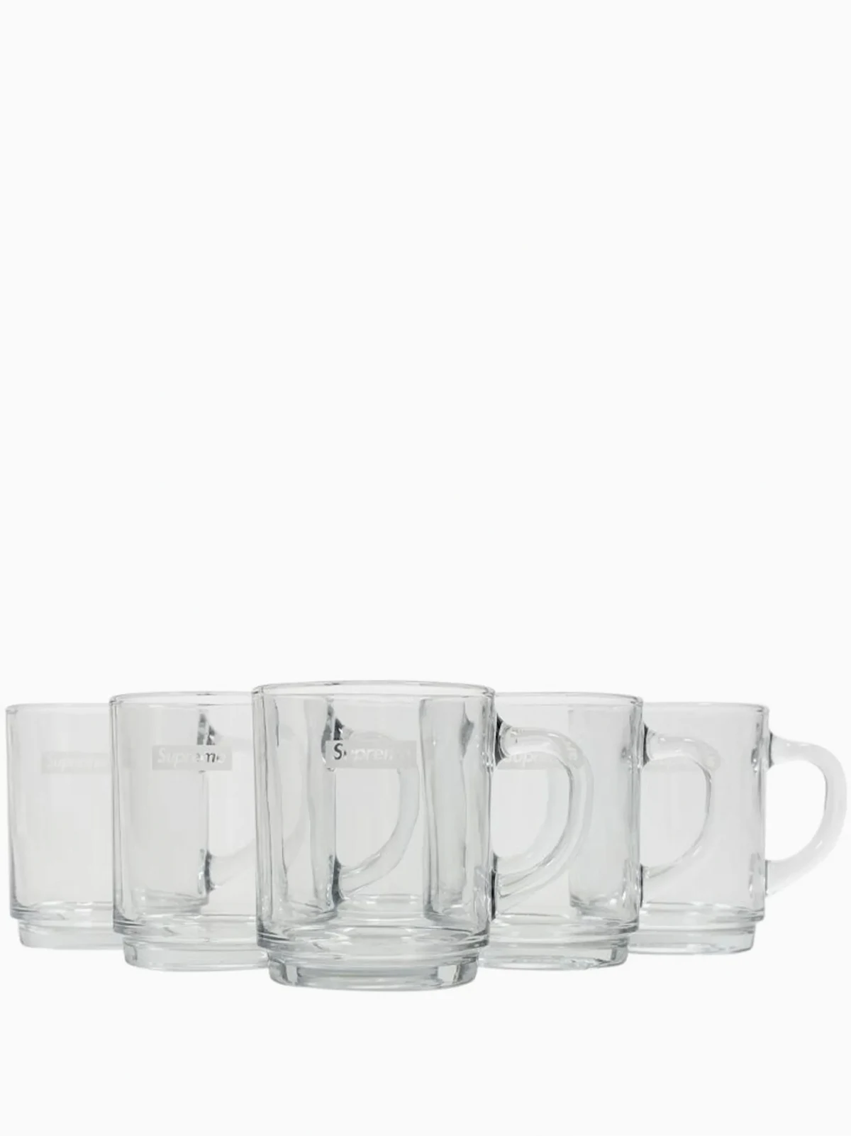 x Duralex glass mugs (set of six)