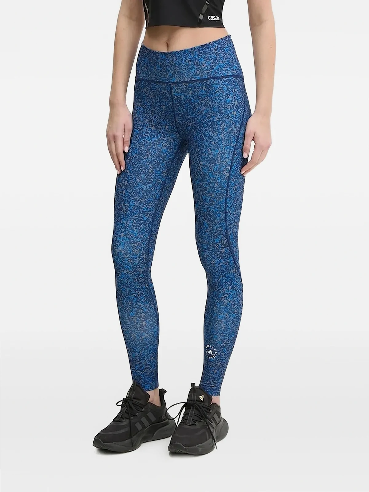 scattered-print leggings