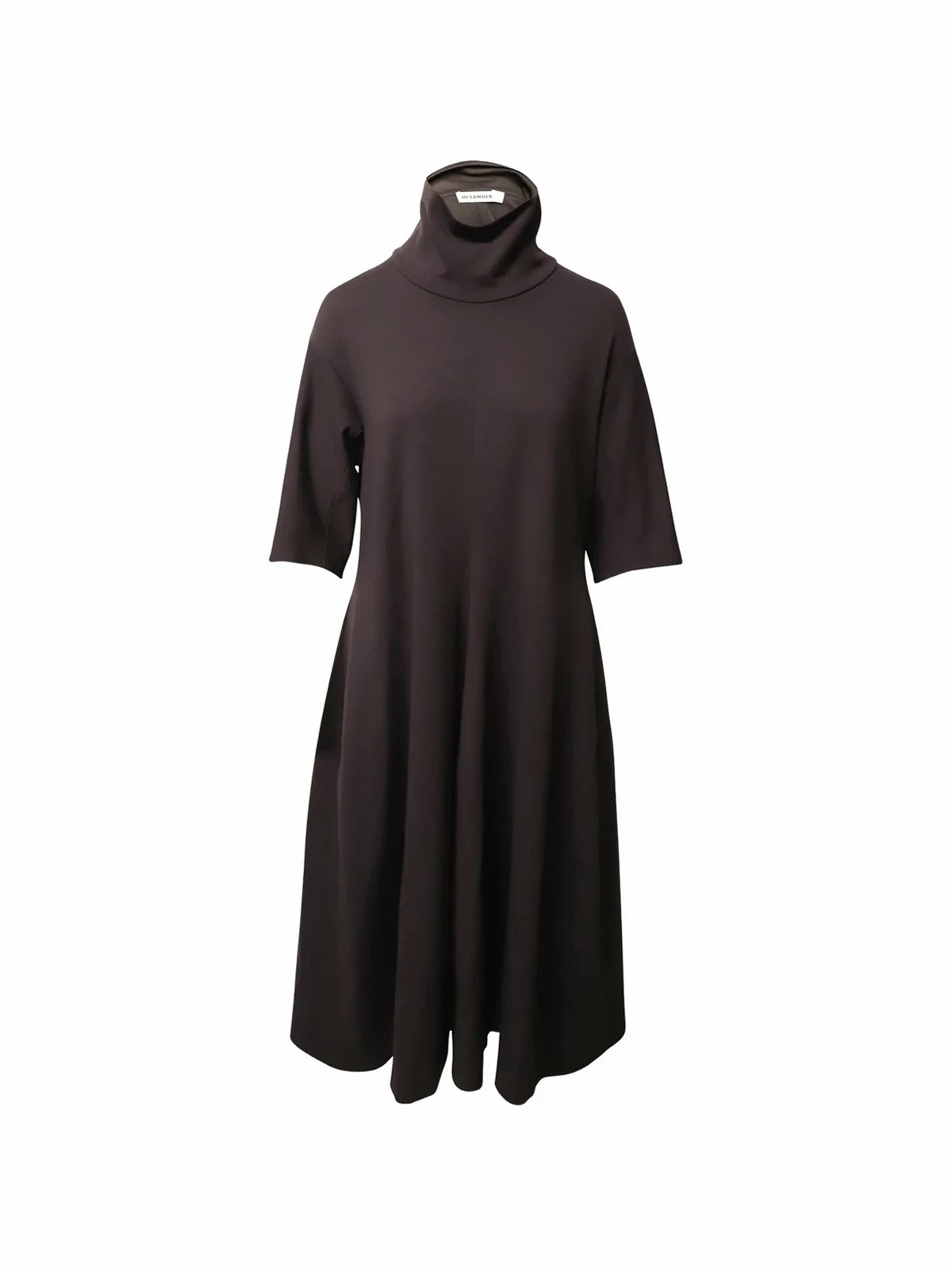 turtleneck A-line dress