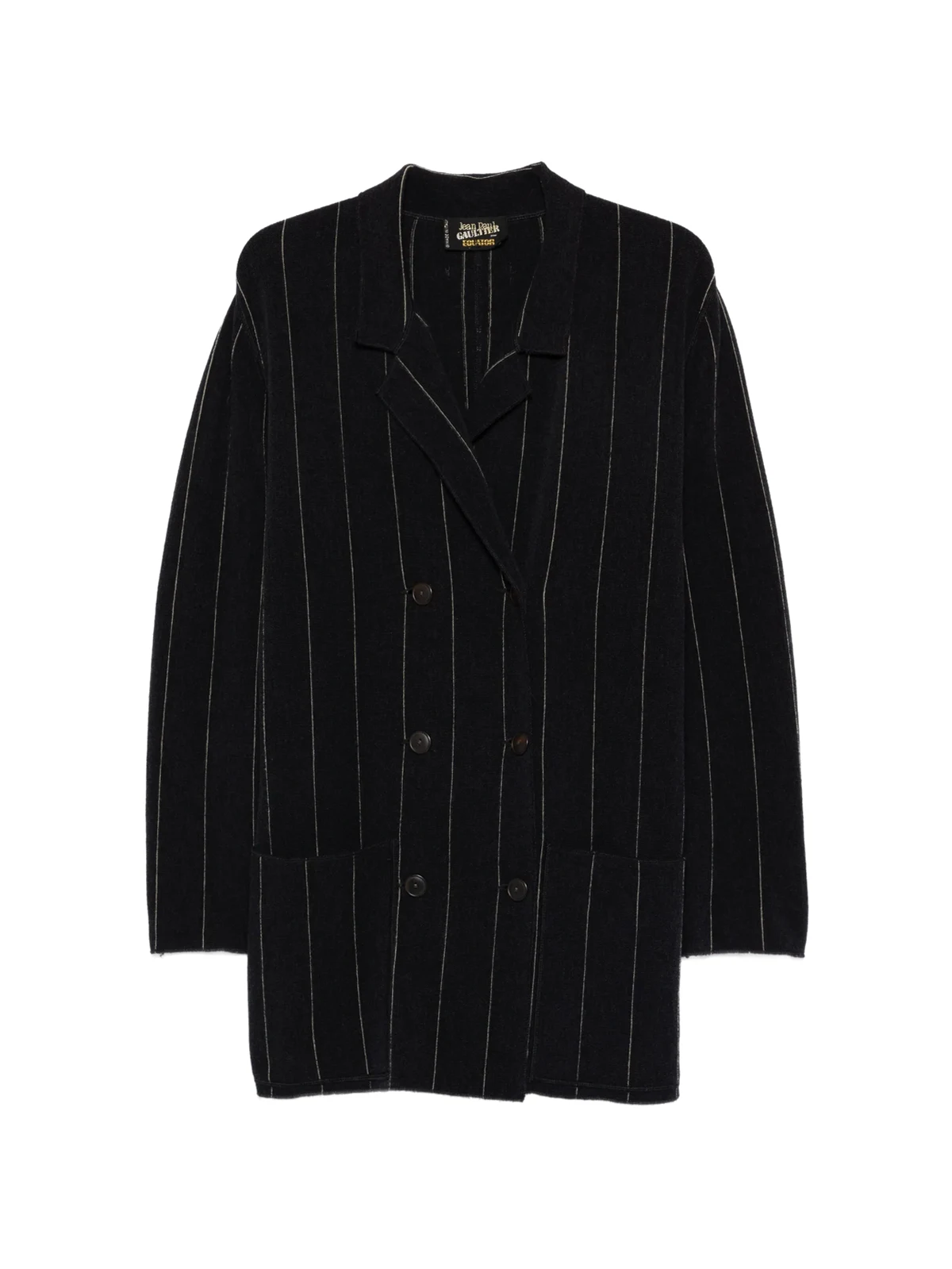 1990s pinstripe double-breasted jacket