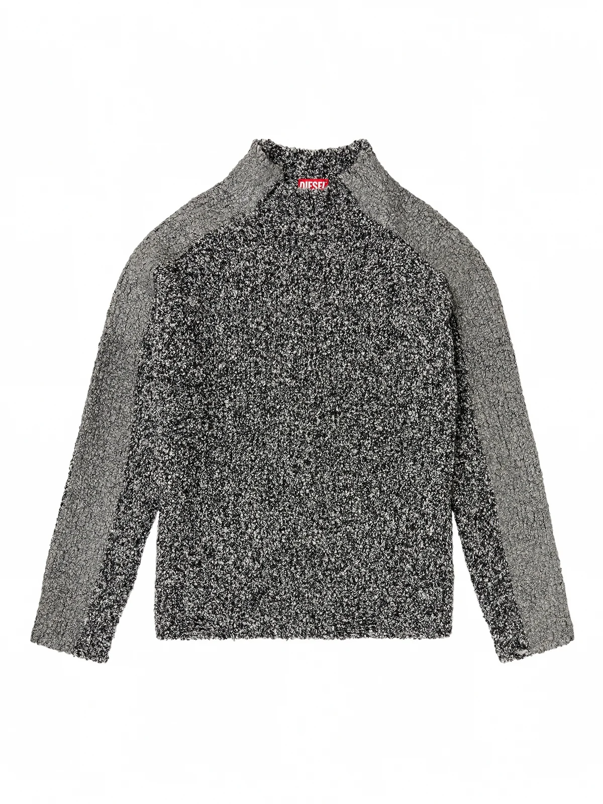 high-neck wool sweater