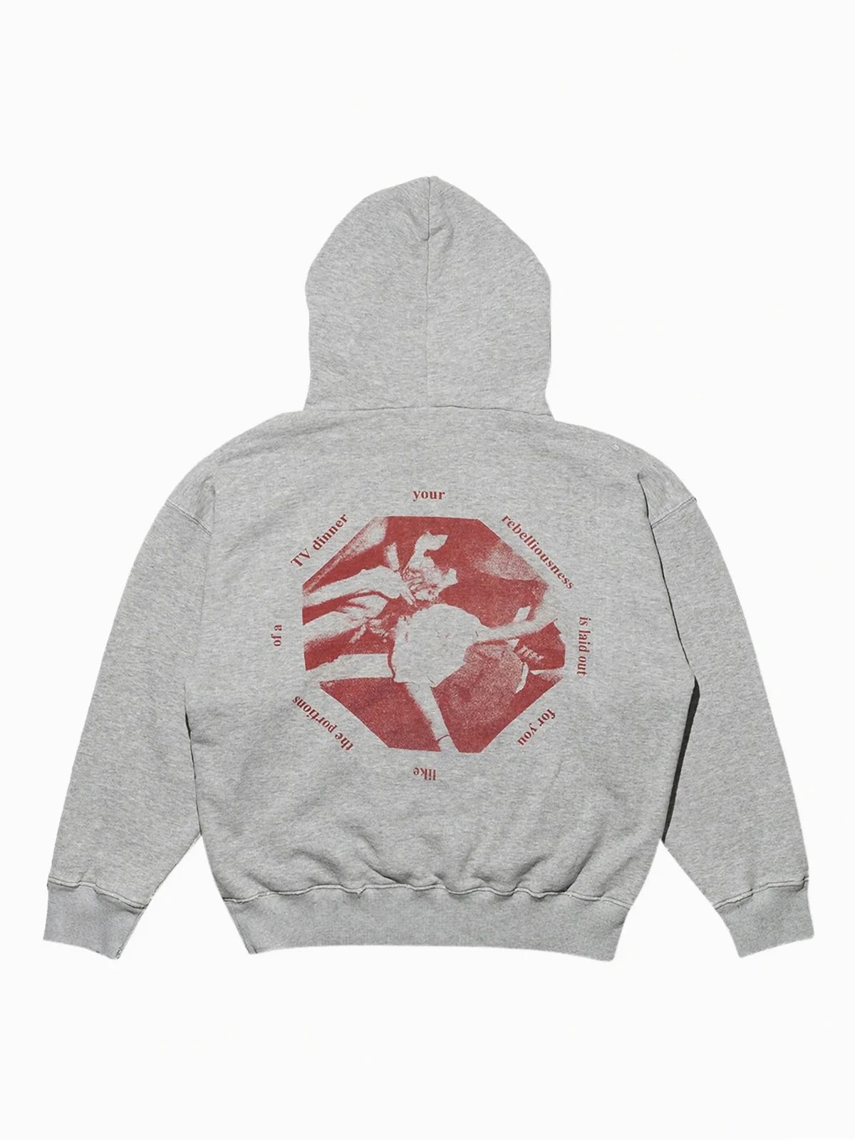 graphic-print hoodie