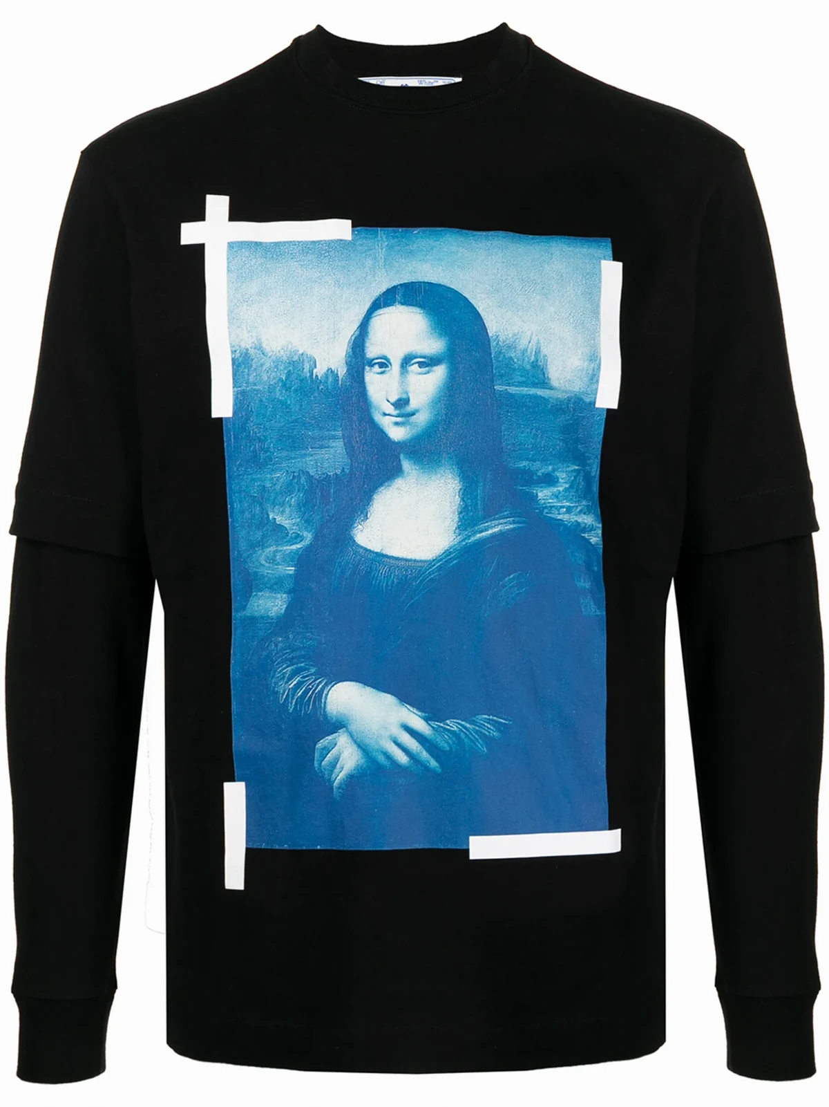 Monalisa print long-sleeve T-shirt