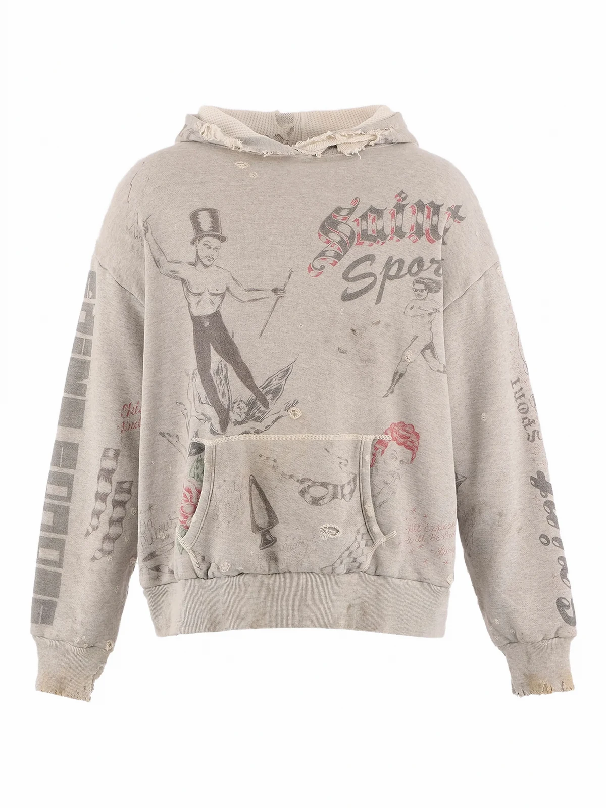 Drawings printed hoodie