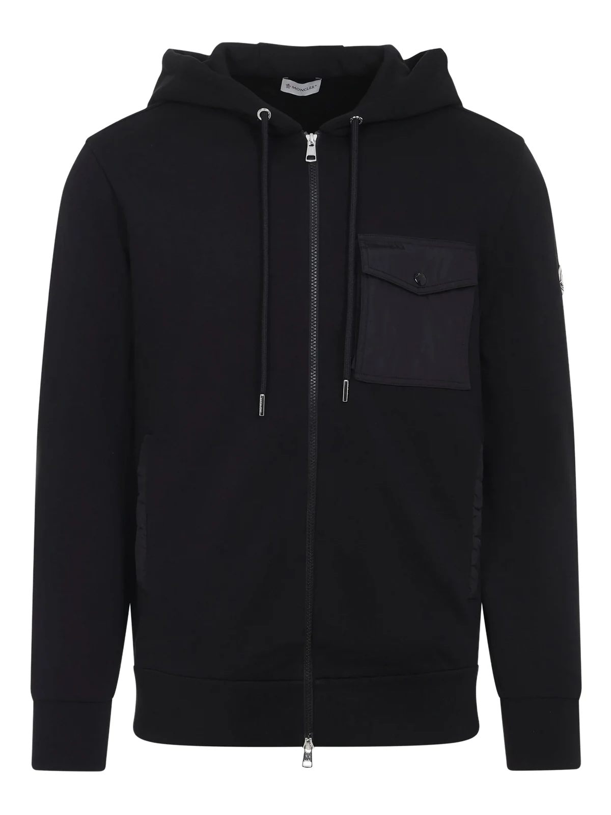 hooded pocket zip-up jacket