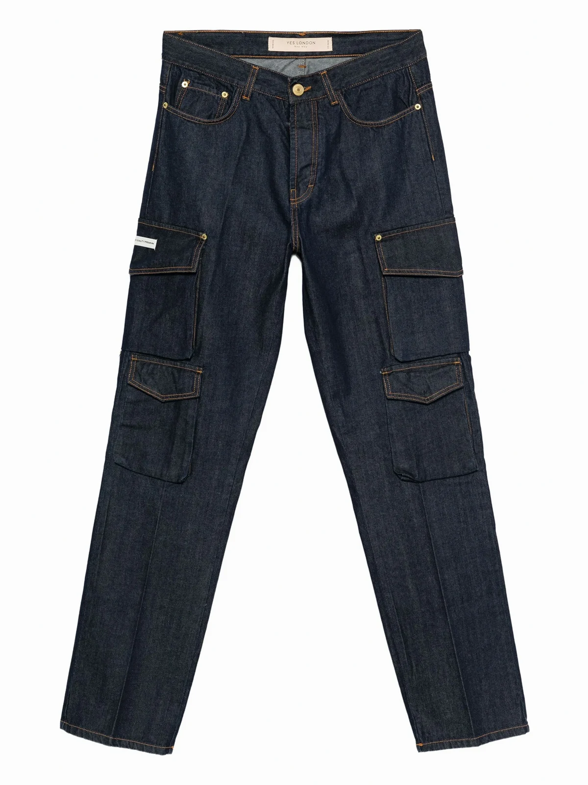 cargo-pocket jeans