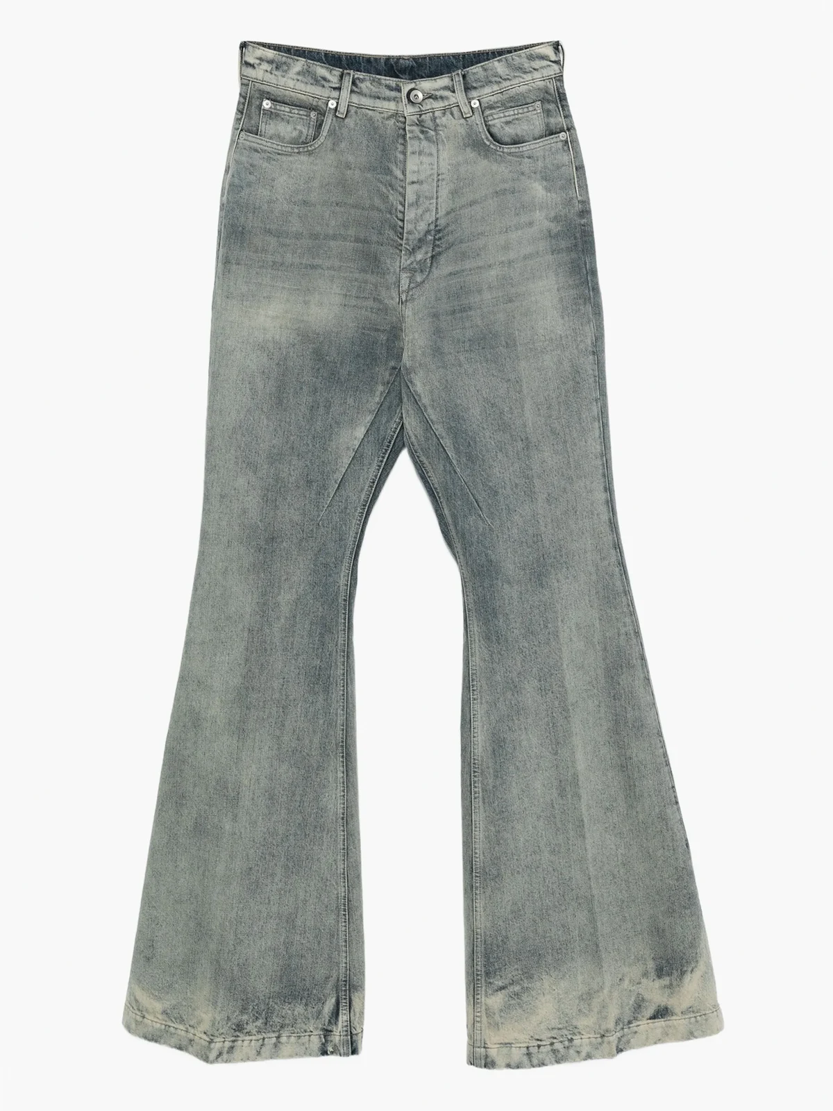 cotton flared jeans