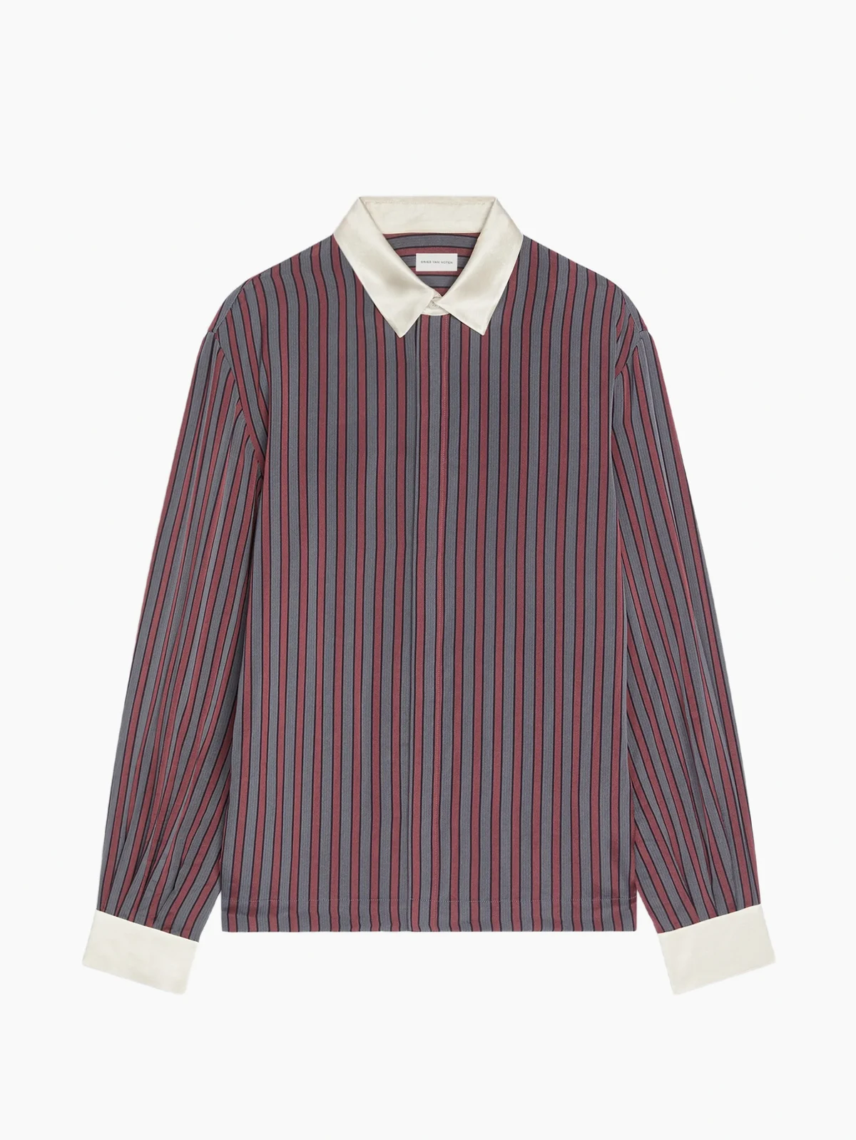 contrast striped shirt