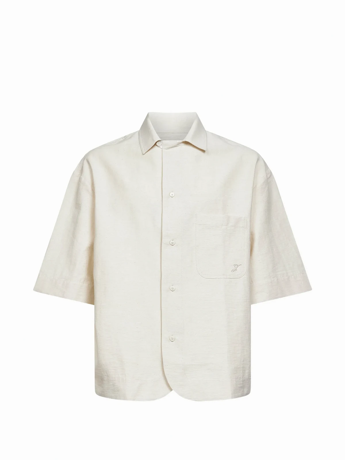 grosgrain logo patch pocket shirt